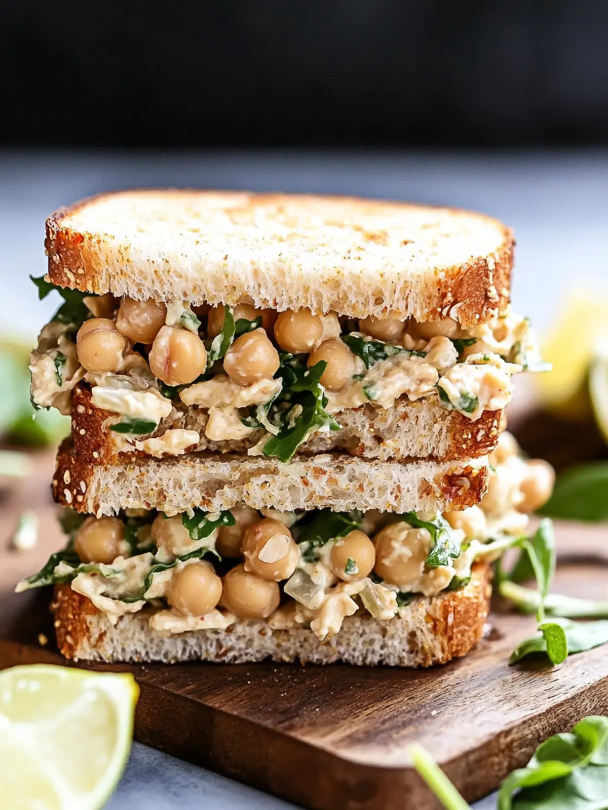Chickpea Salad Sandwich: A Tasty Twist on Comfort Food 2 Chickpea Salad Sandwich