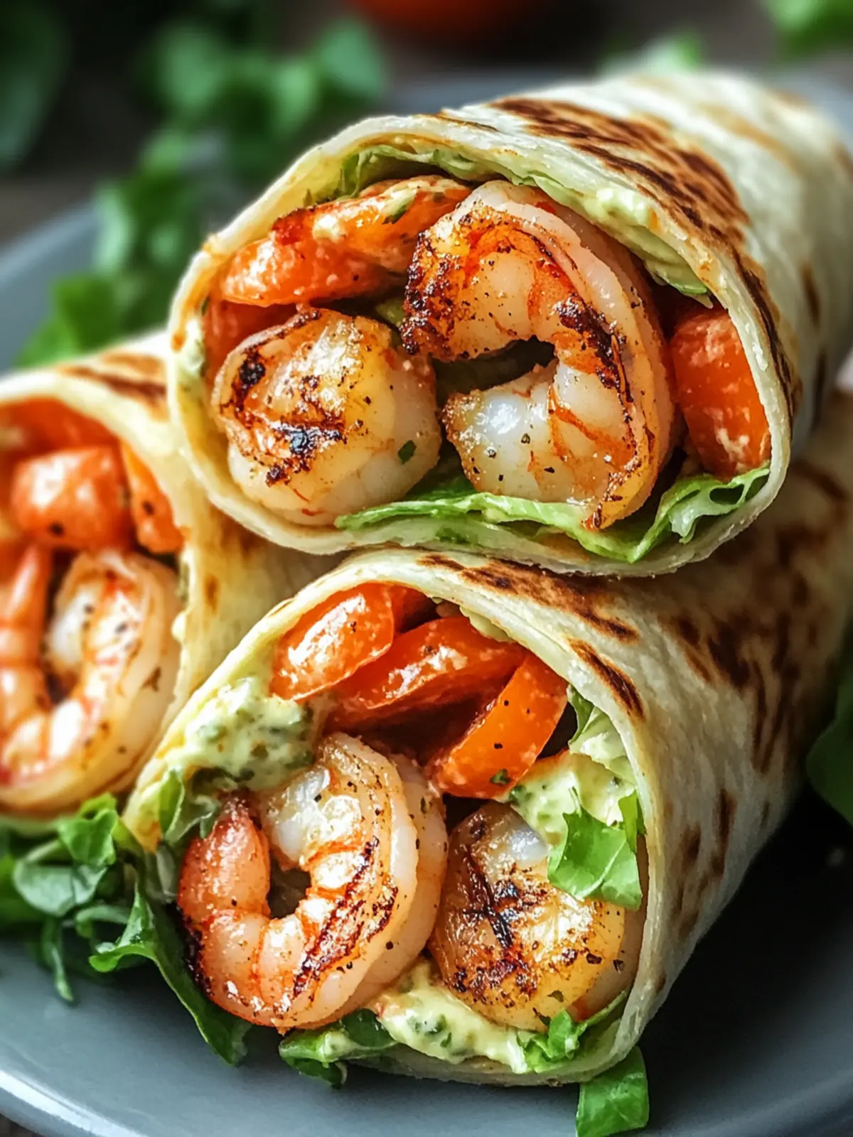 Grilled Shrimp Caesar Wraps for a Quick, Delicious Meal 4 Grilled Shrimp Caesar Wraps