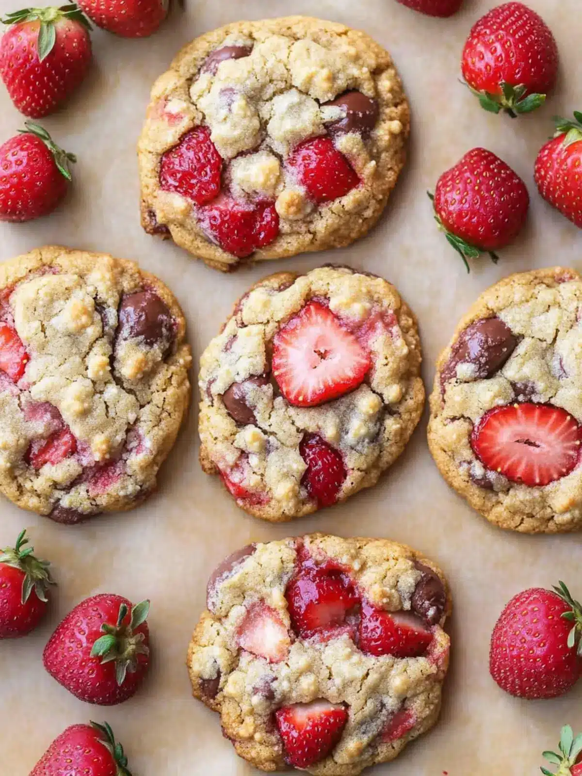 Delicious Strawberry Cookies That Will Brighten Your Day 2 Strawberry Cookies