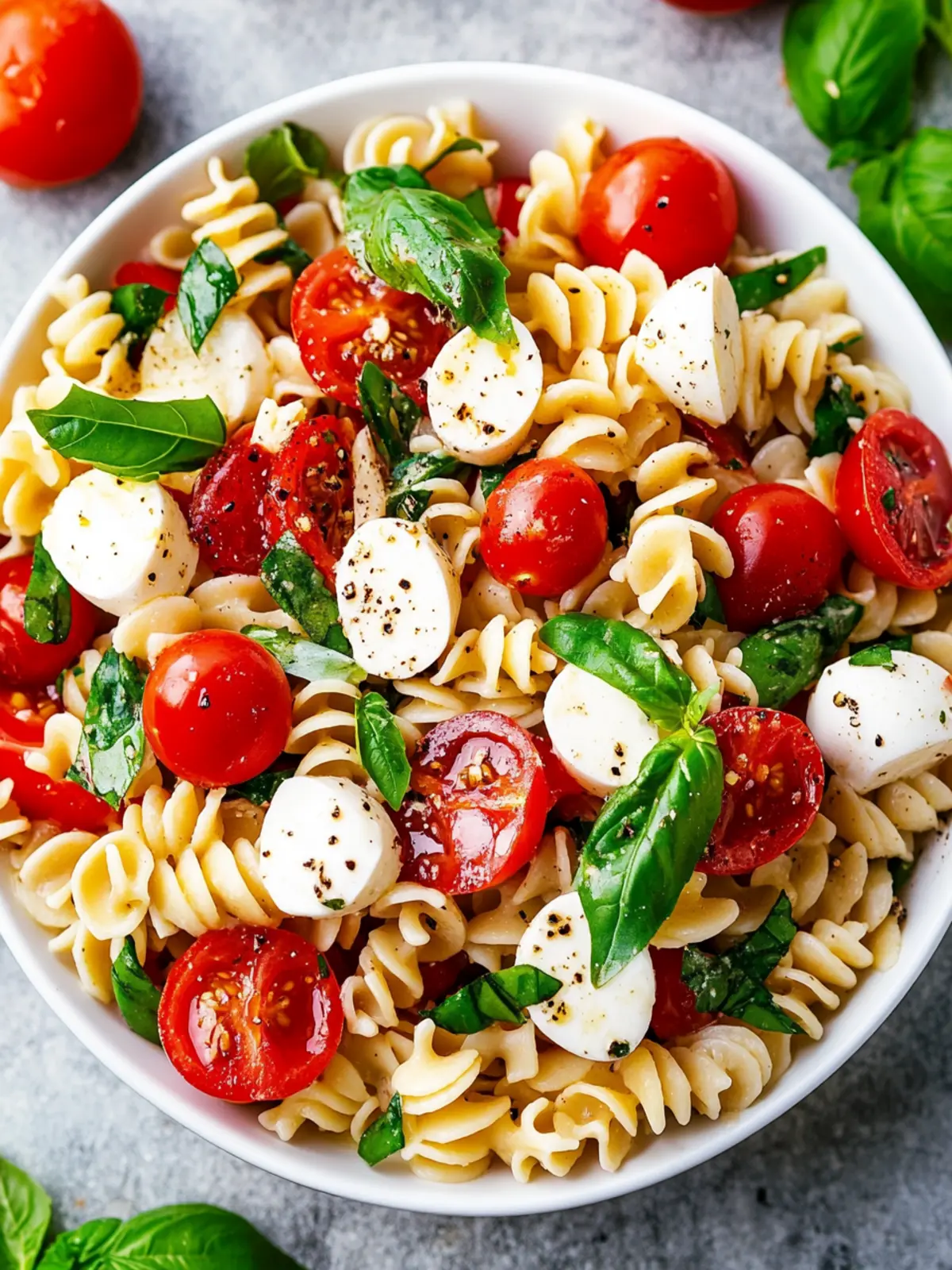 Delicious Caprese Pasta Salad: Make-Ahead for Summer Fun 5 Caprese Pasta Salad