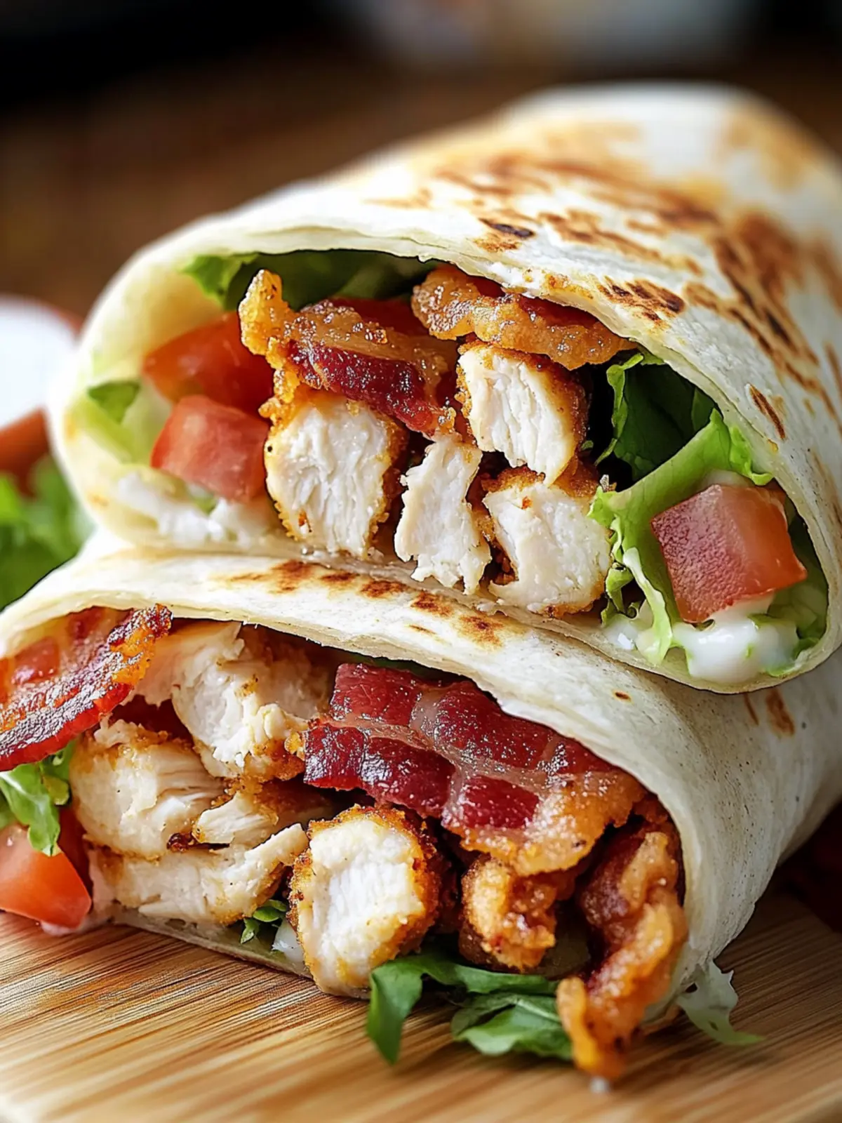 Crispy Chicken Bacon Ranch Wrap: Your New Favorite Quick Bite 3 Crispy Chicken Bacon Ranch Wrap