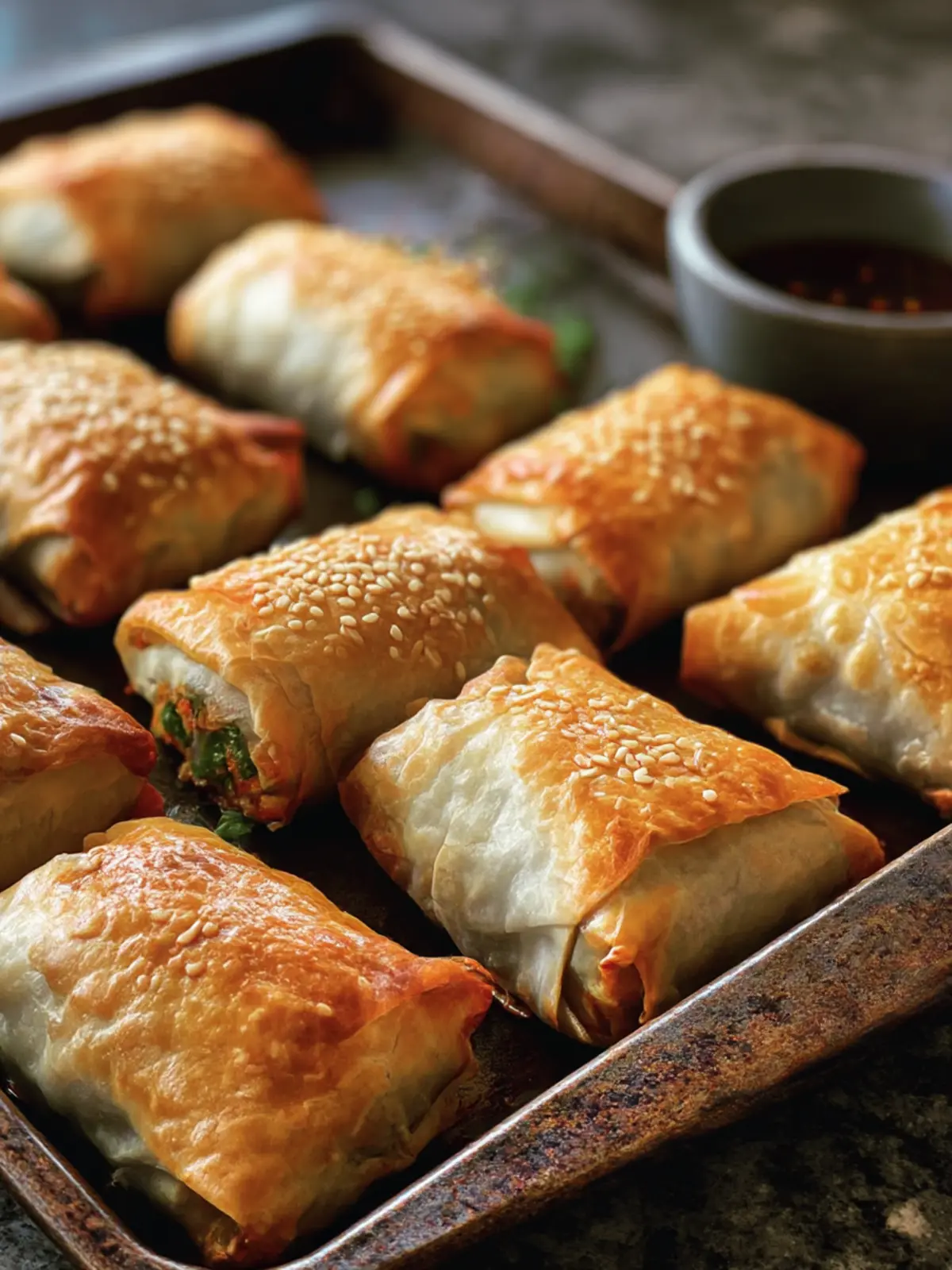 Crispy Sheet Pan Baked Egg Rolls You’ll Crave Again! 5 Sheet Pan Baked Egg Rolls