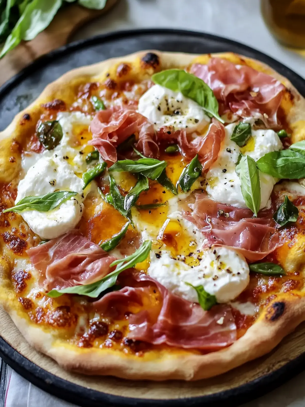 Prosciutto and Honey Burrata Pizza for Perfect Date Nights 3 Prosciutto and Honey Burrata Pizza