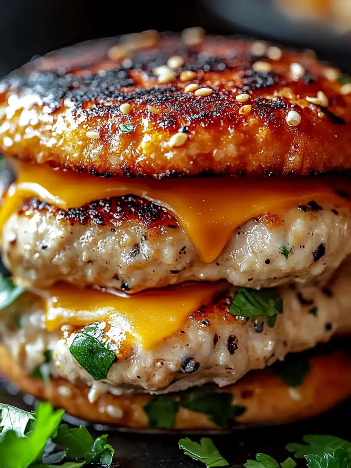 Cheddar Ranch Chicken Burgers for a Flavor-Packed Dinner 3 Cheddar Ranch Chicken Burgers
