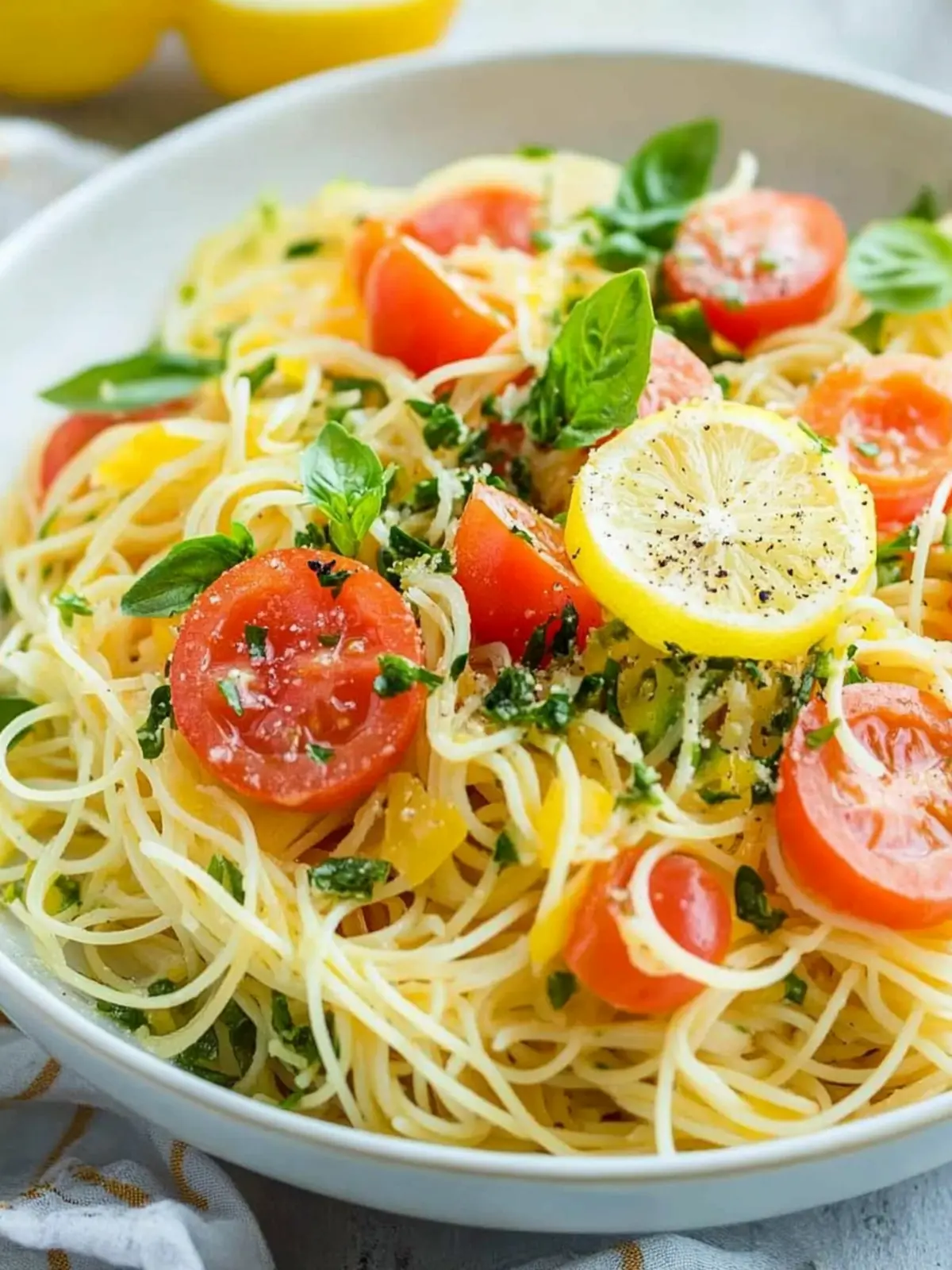 Refreshing Lemon Capellini Salad That Brightens Your Day 2 Lemon Capellini Salad