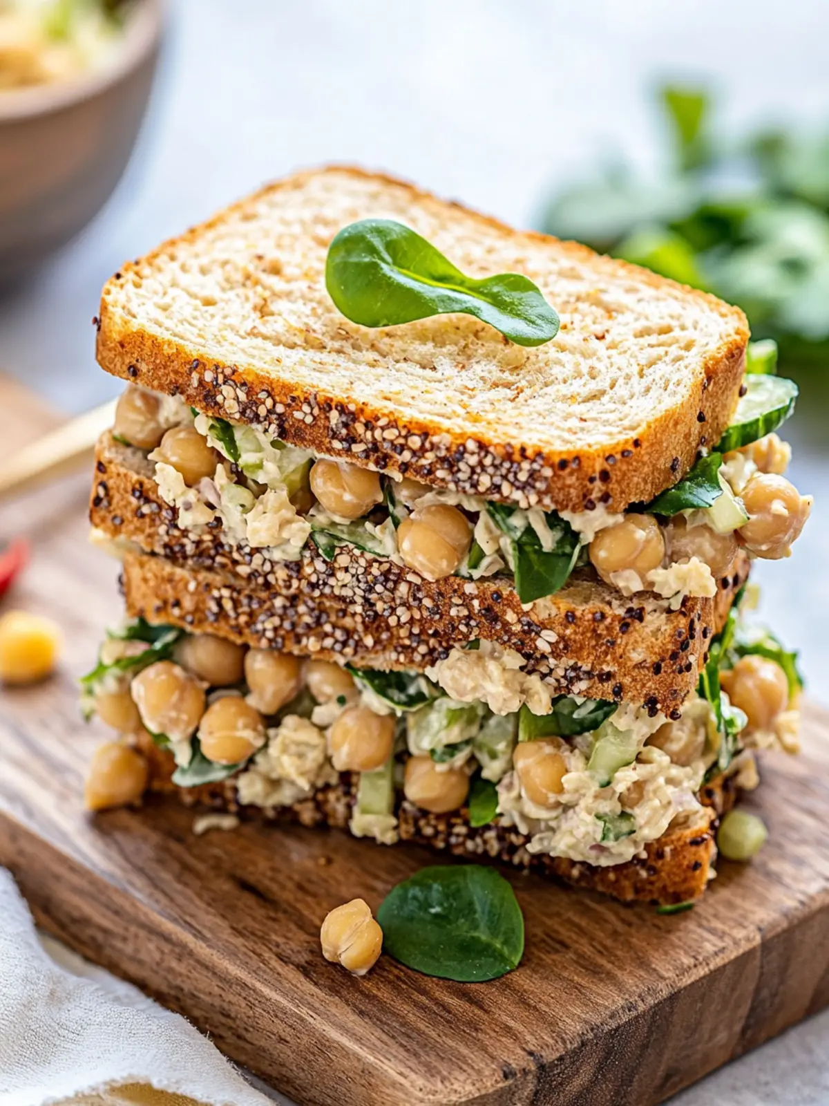 Chickpea Salad Sandwich: A Tasty Twist on Comfort Food 3 Chickpea Salad Sandwich