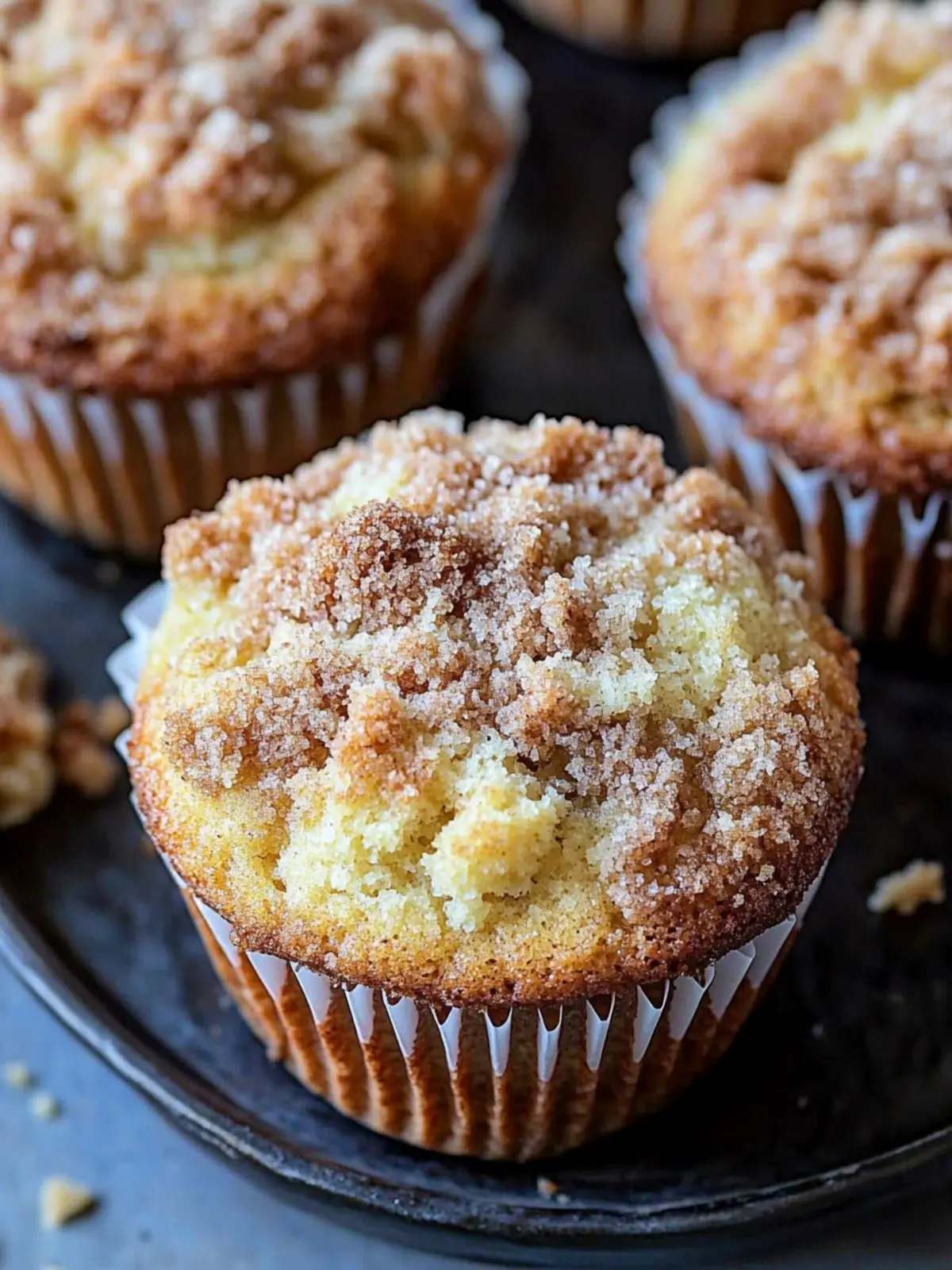 Sour Cream Coffee Cake Muffins for Your Cozy Mornings 2 Sour Cream Coffee Cake Muffins