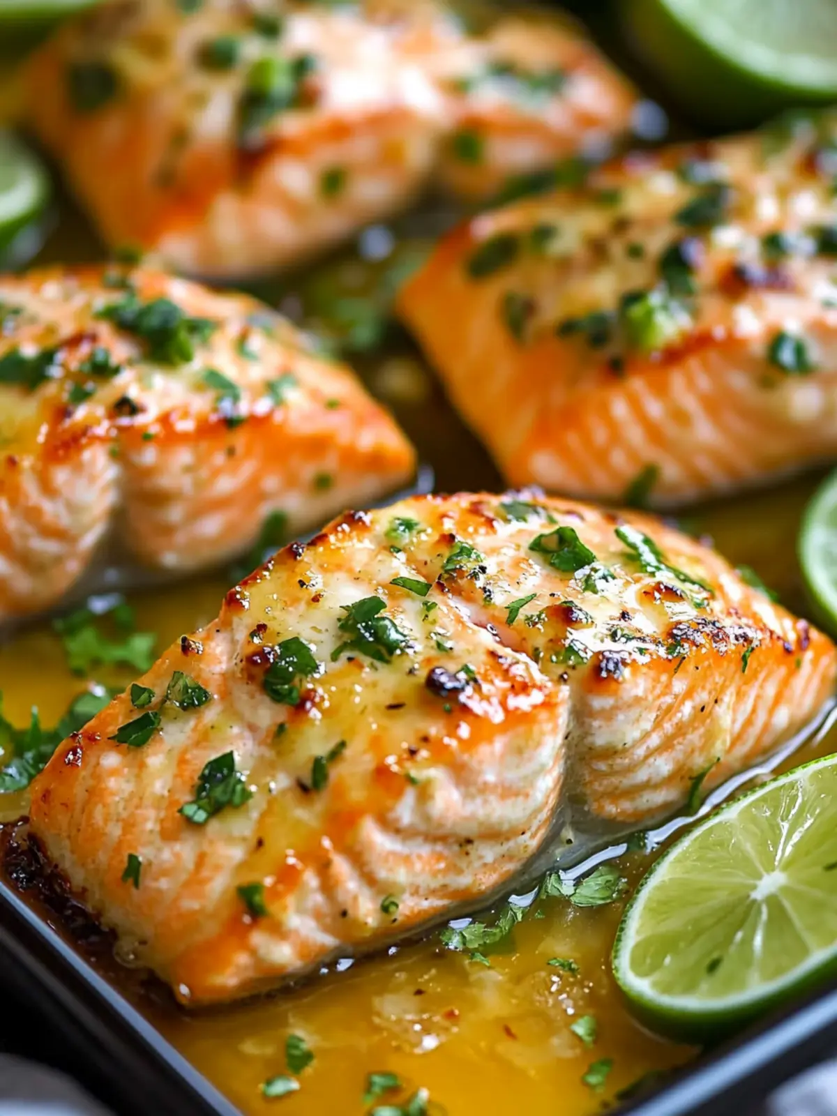 Baked Honey Lime Garlic Butter Salmon That Dances on Your Tastebuds 3 Baked Honey Lime Garlic Butter Salmon