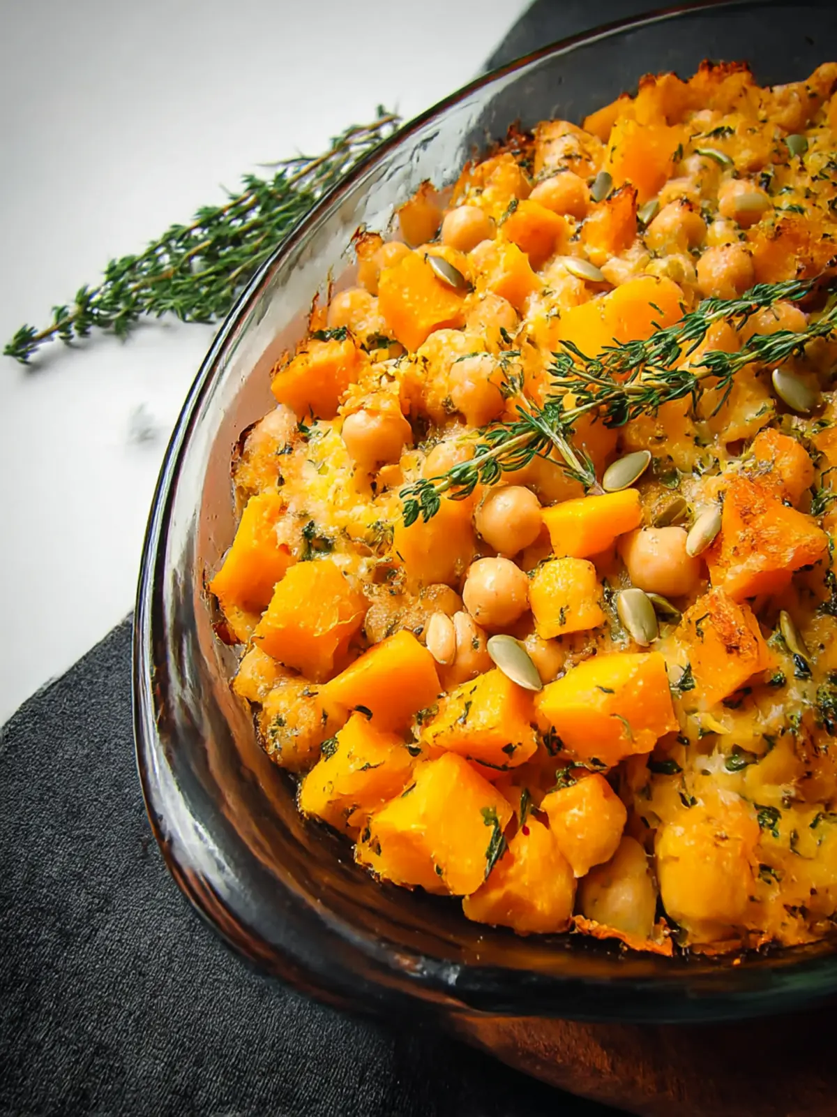 Baked Chickpeas with Butternut Squash Casserole Bliss 5 Baked Chickpeas with Butternut Squash
