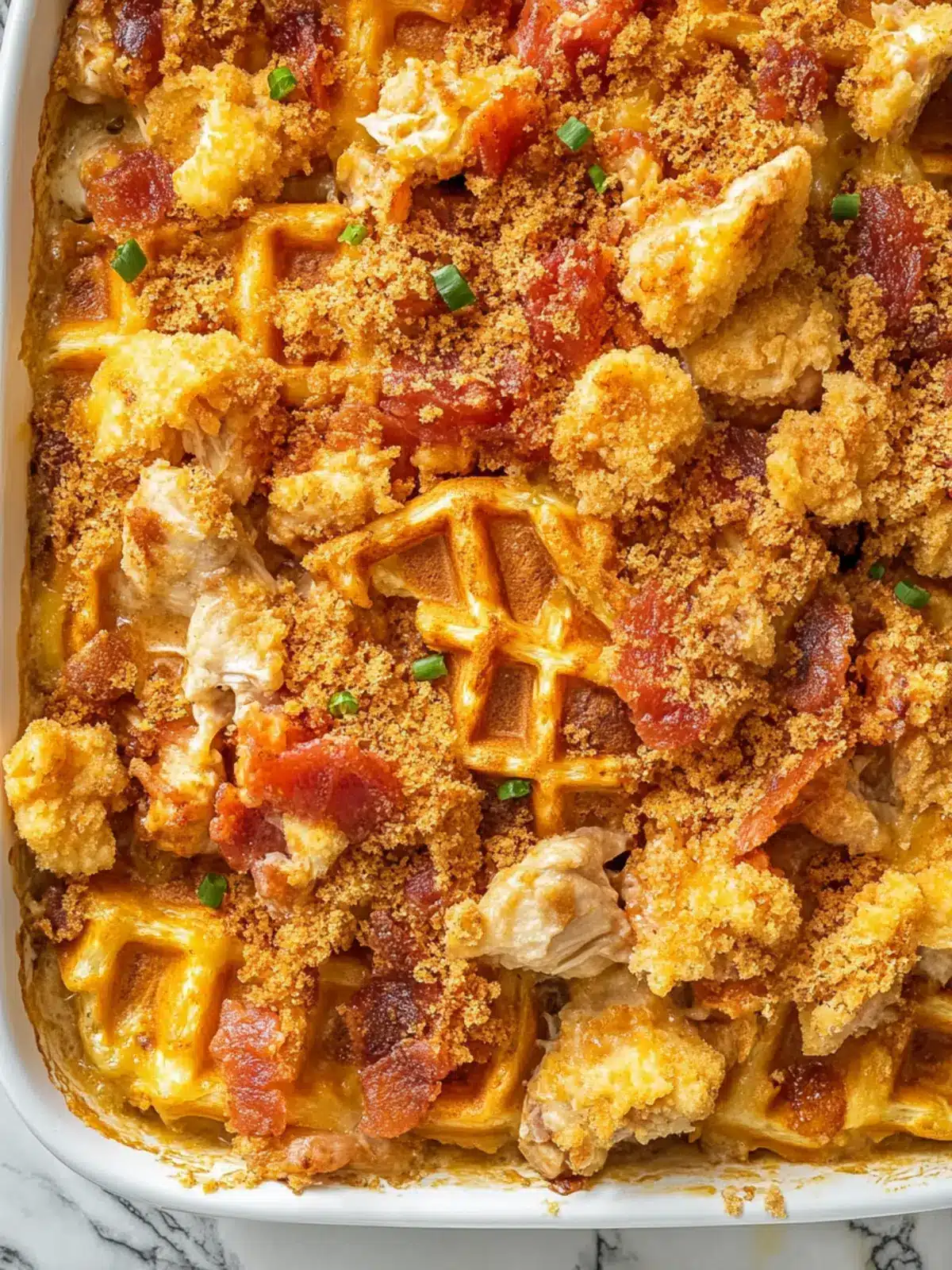 Delicious Chicken and Waffle Casserole for Cozy Nights 5 Chicken and Waffle Casserole