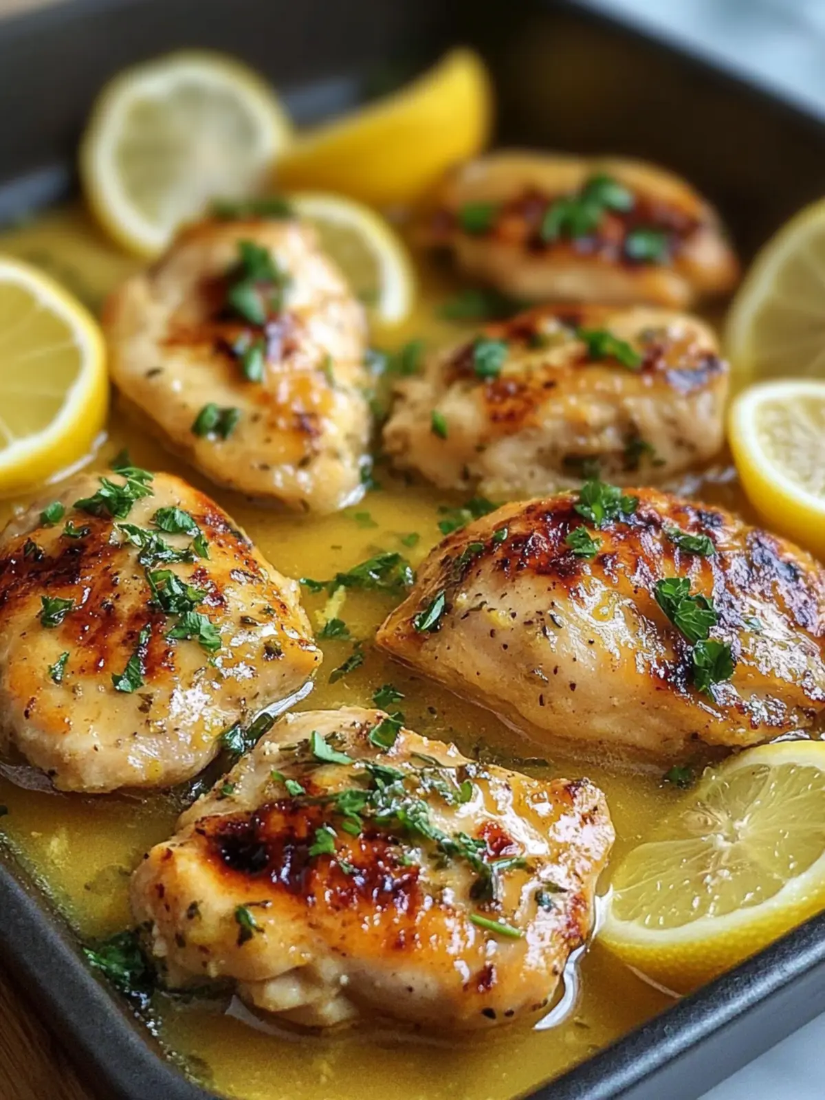 Zesty Lemon Chicken with Irresistible Lemon Butter Sauce 4 Lemon Chicken with Lemon Butter Sauce