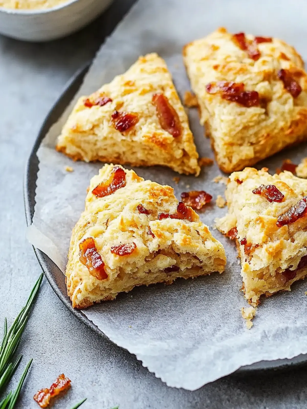 Asiago Caramelized Onion Bacon Scones: Quick and Savory Treats 5 Asiago Caramelized Onion Bacon Scones