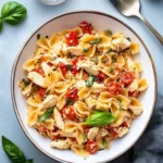 Bruschetta Chicken Pasta: A Fresh Twist on Comfort Food 2 Bruschetta Chicken Pasta