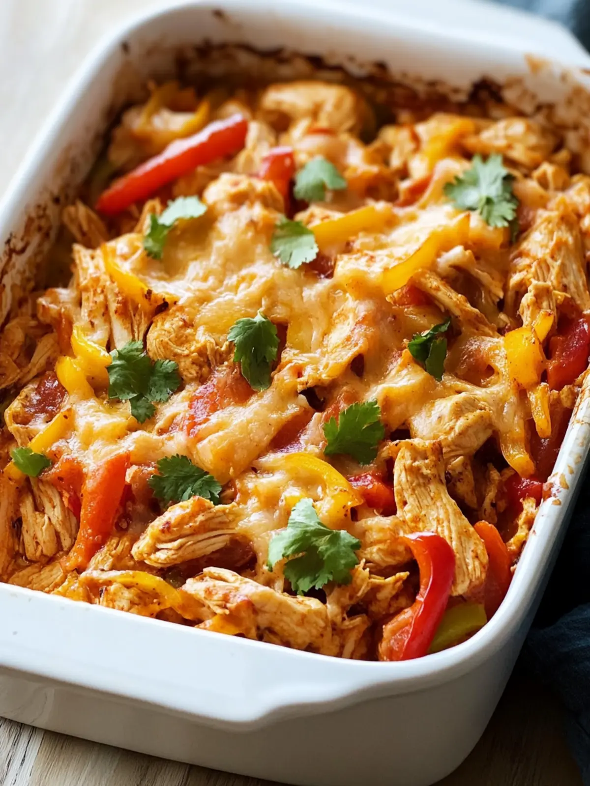 Savory Chicken Fajita Casserole for Quick Family Dinners 3 Chicken Fajita Casserole