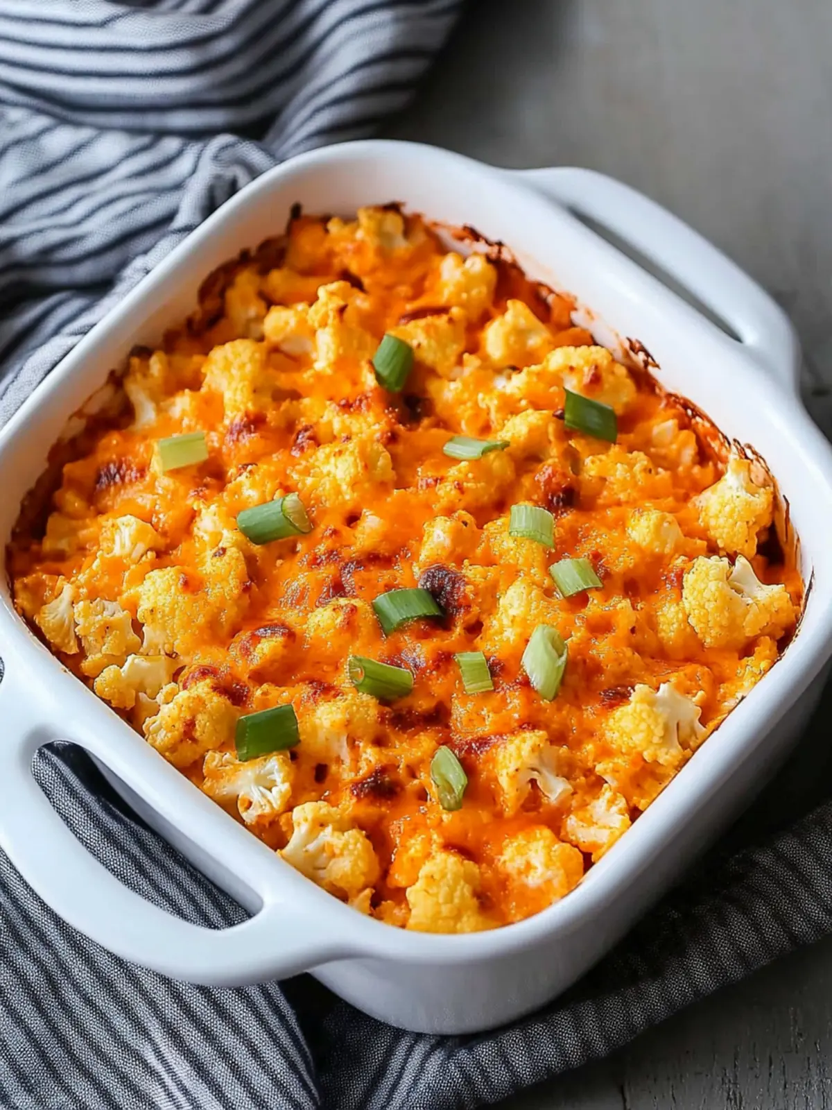 Buffalo Chicken Cauliflower Casserole for Flavorful Comfort 5 Buffalo Chicken Cauliflower Casserole