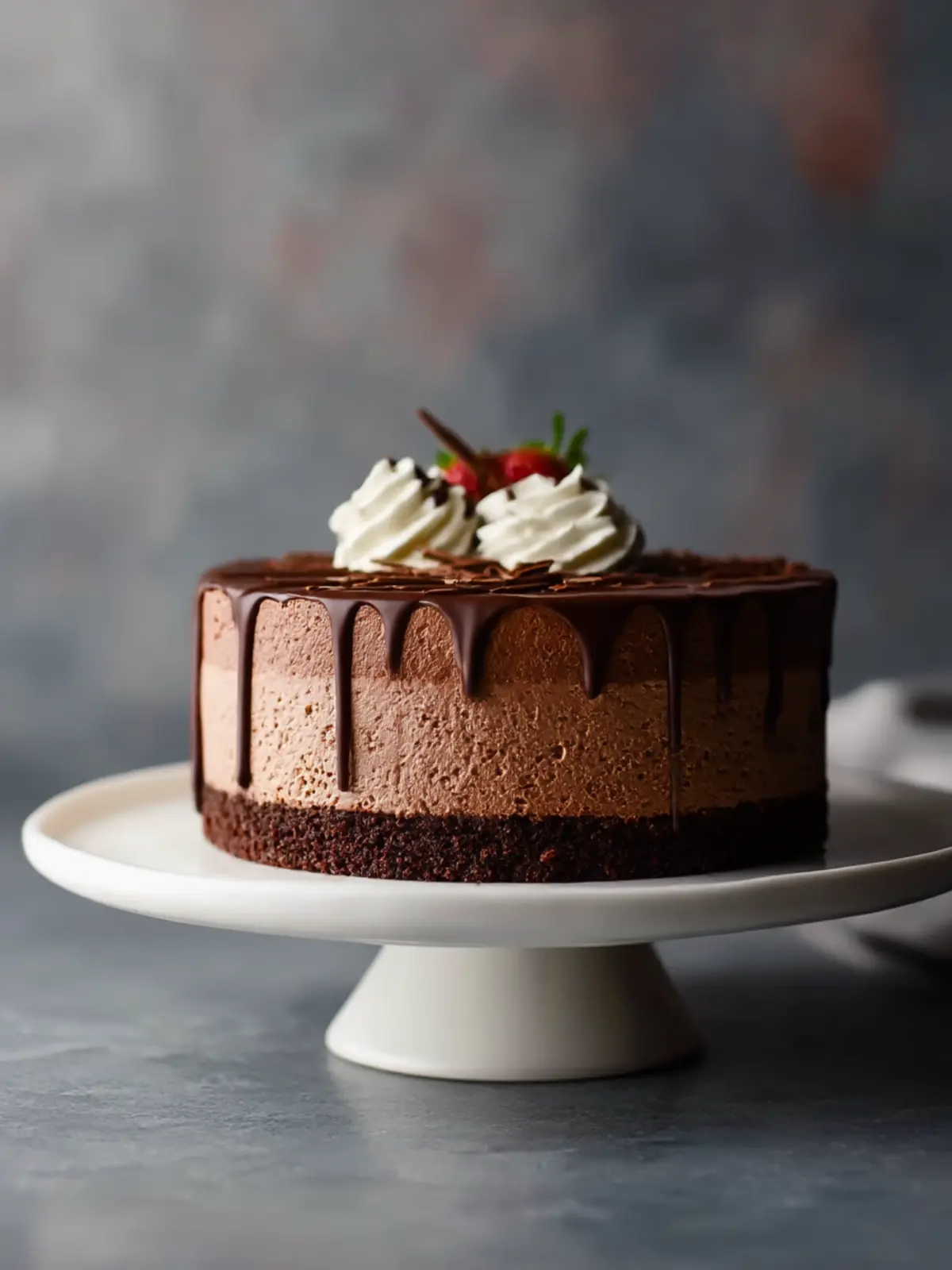 Decadent Triple Chocolate Mousse Cake for Cherished Moments 4 Triple Chocolate Mousse Cake