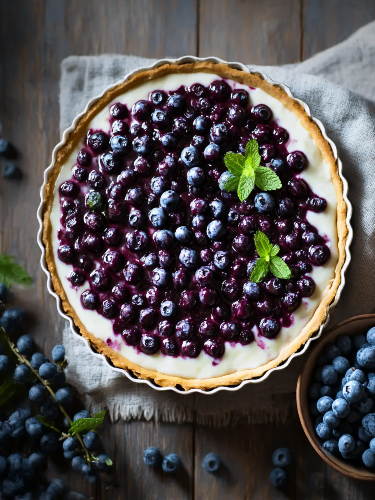 Heavenly Finnish Mustikkapiirakka: Easy Blueberry Bliss 2 Finnish Mustikkapiirakka (Blueberry Pie)