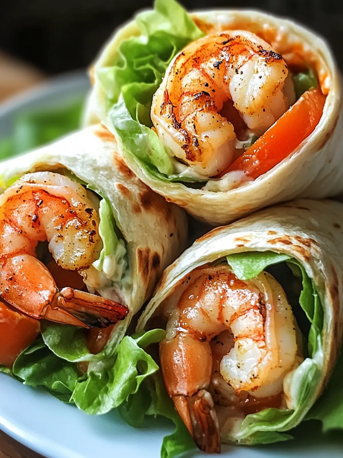 Grilled Shrimp Caesar Wraps for a Quick, Delicious Meal 3 Grilled Shrimp Caesar Wraps