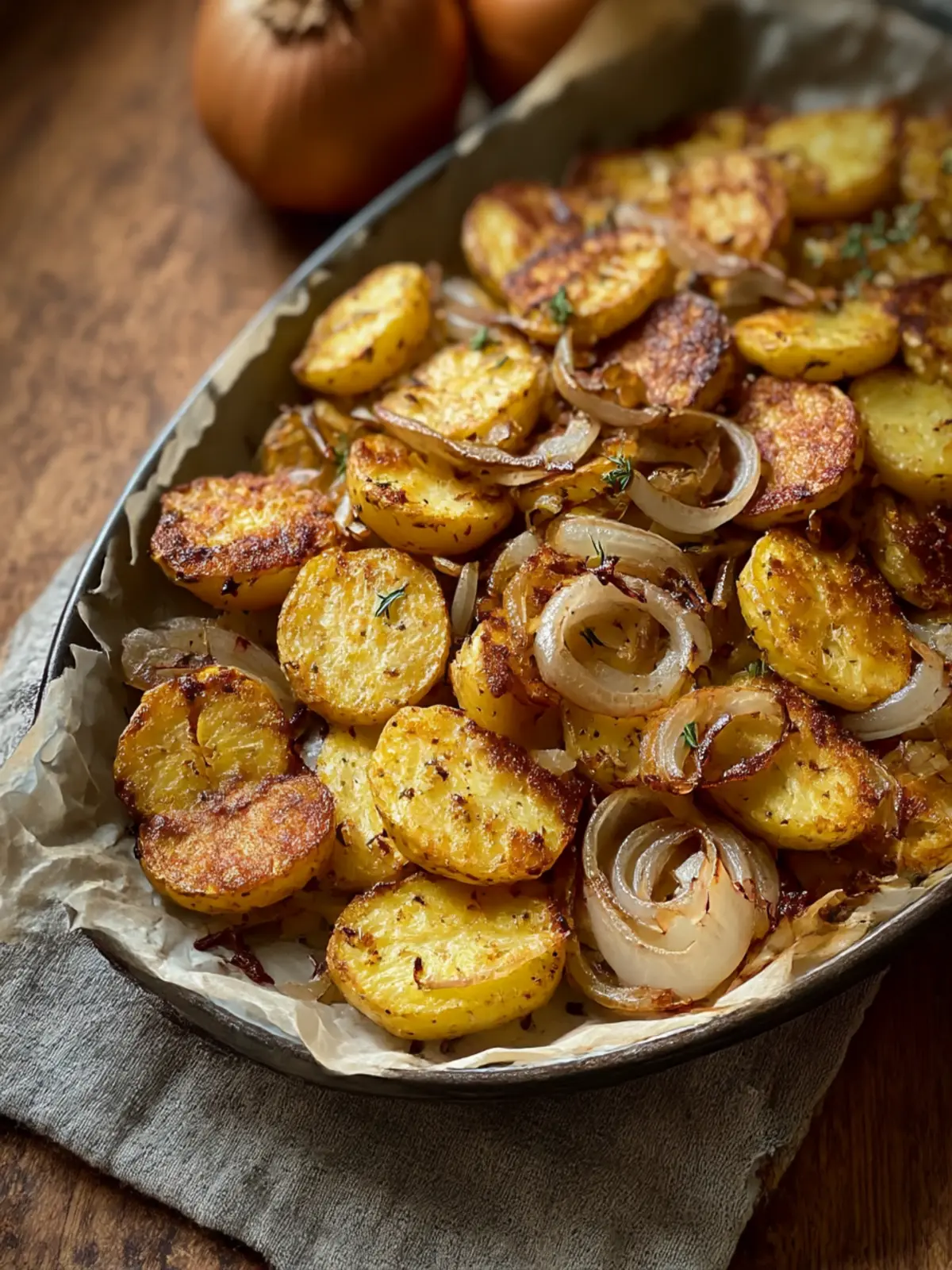 Savory Oven Fried Potatoes & Onions for Comfort Food Bliss 4 Oven Fried Potatoes & Onions