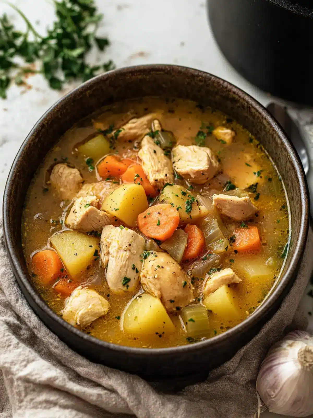 Hearty Chicken Stew Bursting with Flavor and Comfort 5 Chicken Stew