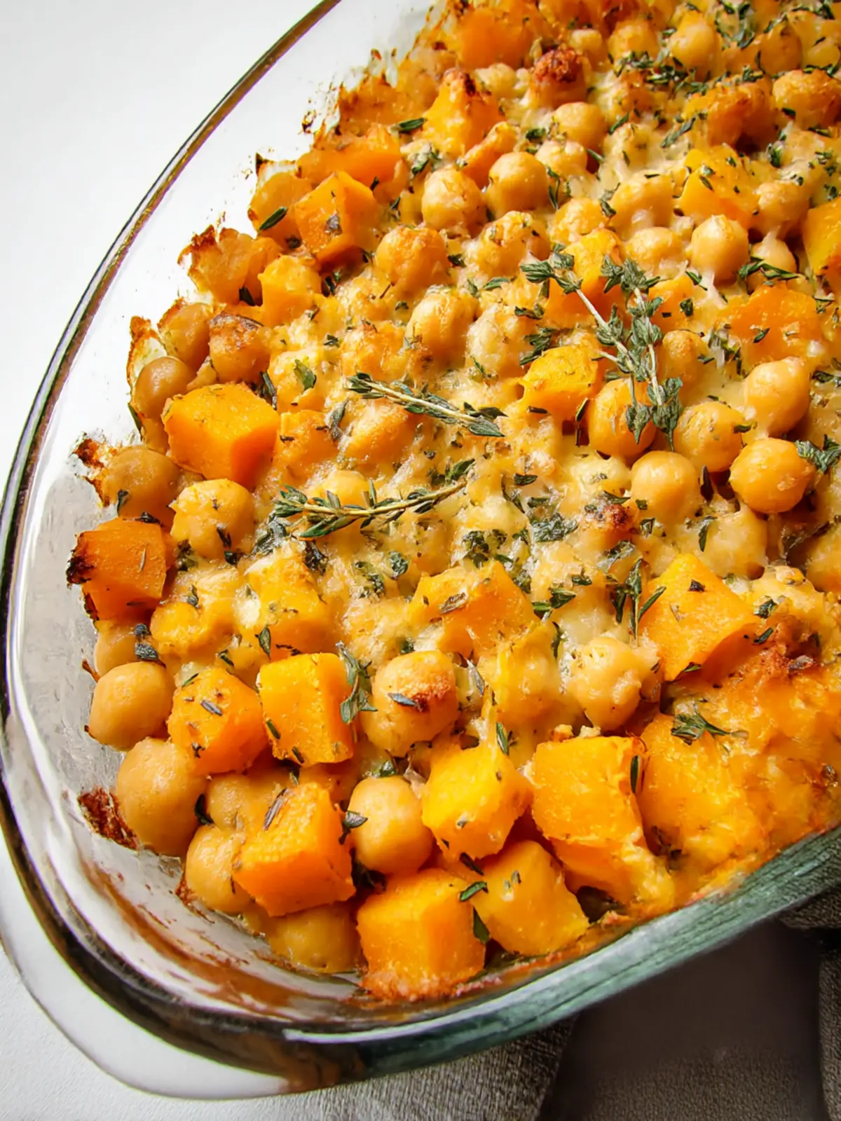 Baked Chickpeas with Butternut Squash Casserole Bliss 3 Baked Chickpeas with Butternut Squash