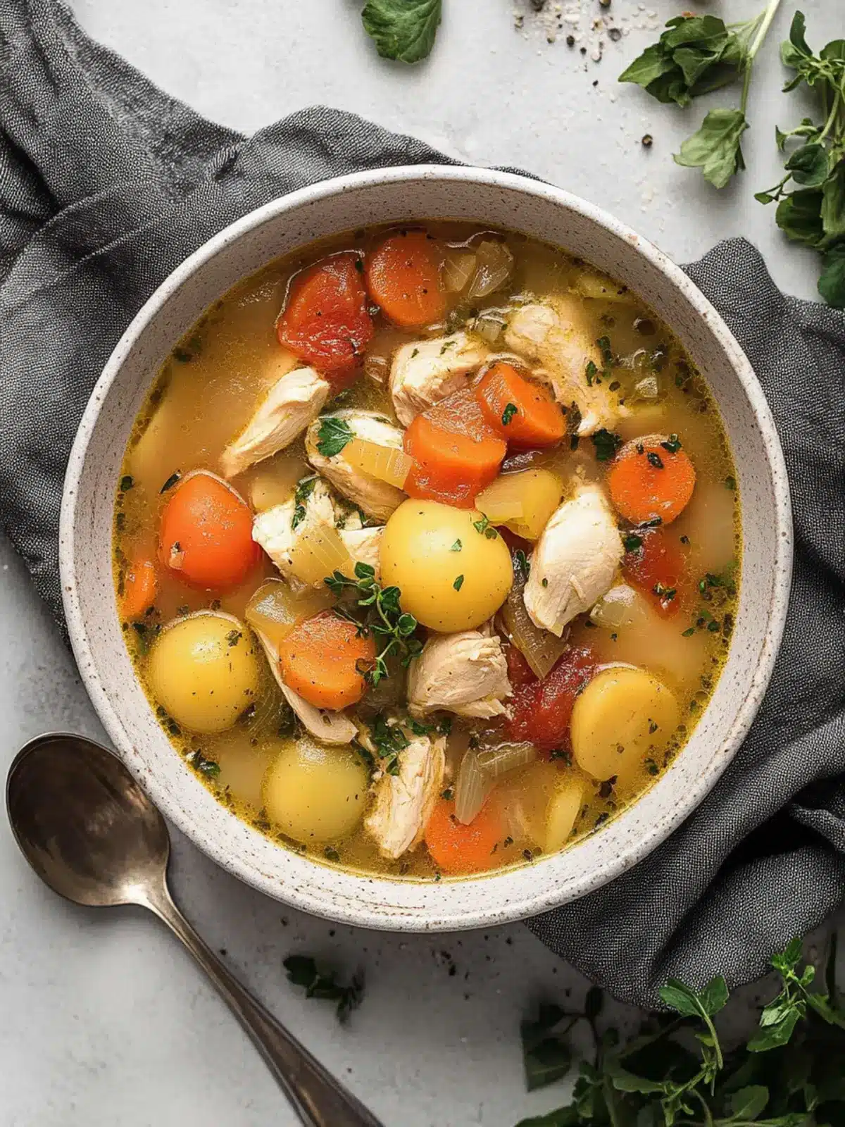 Hearty Chicken Stew Bursting with Flavor and Comfort 4 Chicken Stew