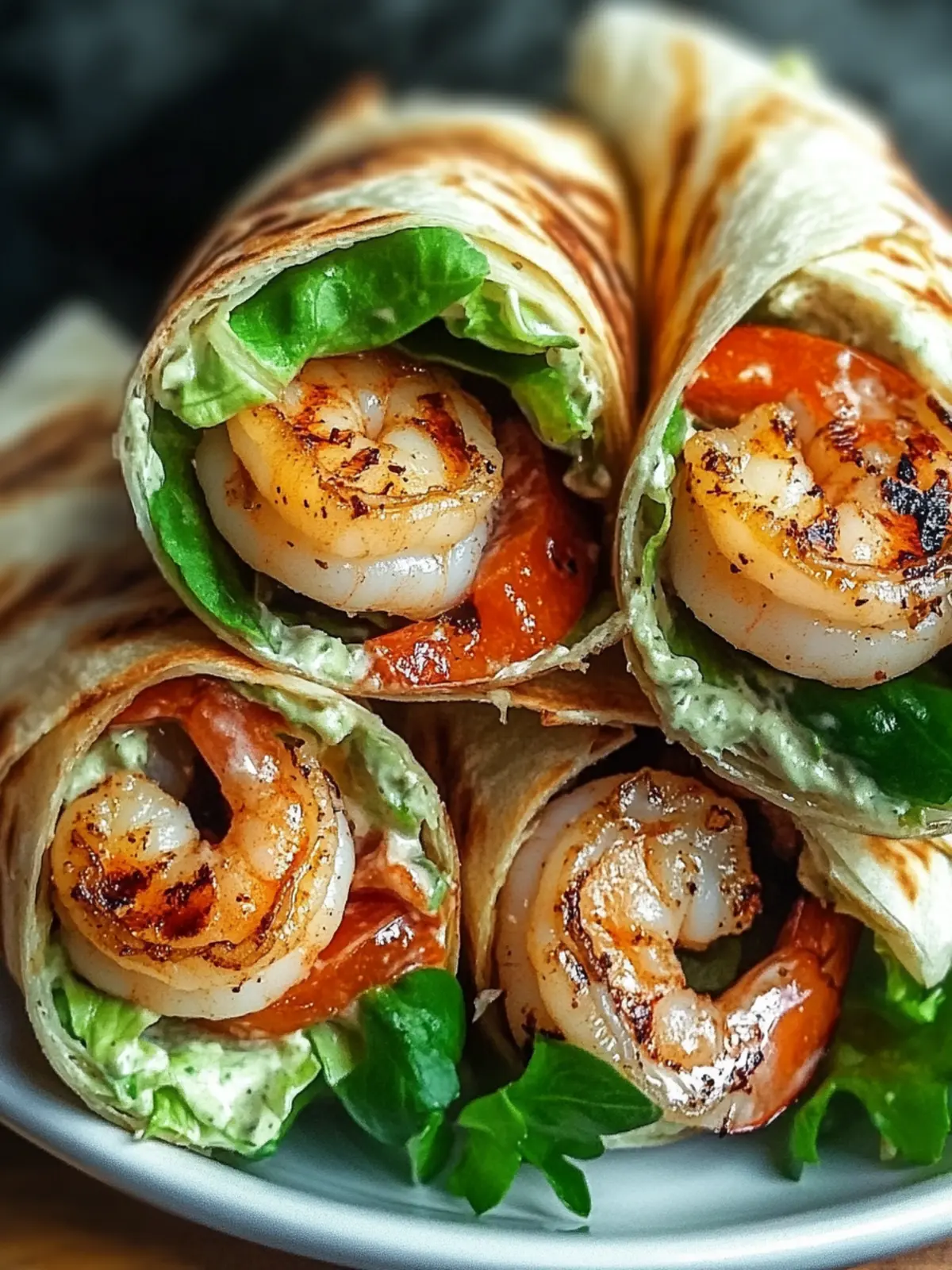 Grilled Shrimp Caesar Wraps for a Quick, Delicious Meal 5 Grilled Shrimp Caesar Wraps