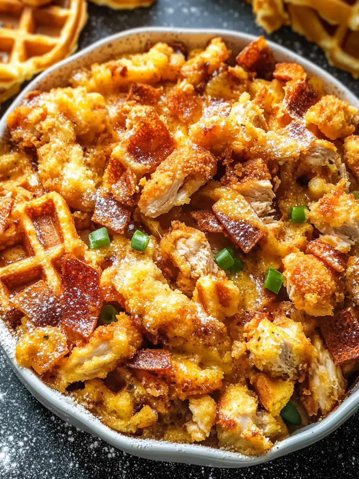 Delicious Chicken and Waffle Casserole for Cozy Nights 3 Chicken and Waffle Casserole