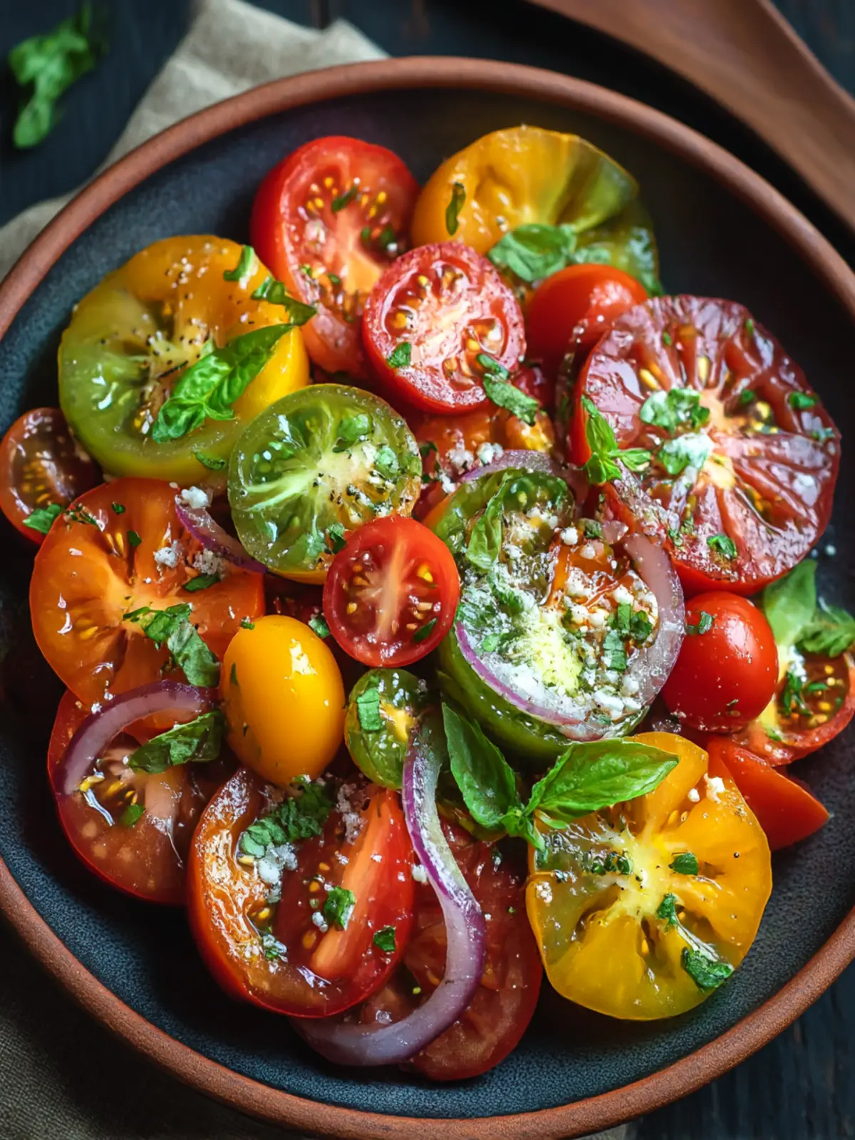 Heirloom Tomato Salad that Bursts with Summer Flavor 5 Heirloom Tomato Salad