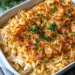 Savory French Onion Chicken Orzo Casserole You’ll Love 6 French Onion Chicken Orzo Casserole