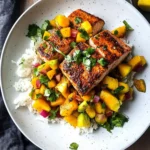 Zesty Cajun Salmon w/ Mango Salsa for an Amazing Dinner 5 Cajun Salmon w/ Mango Salsa