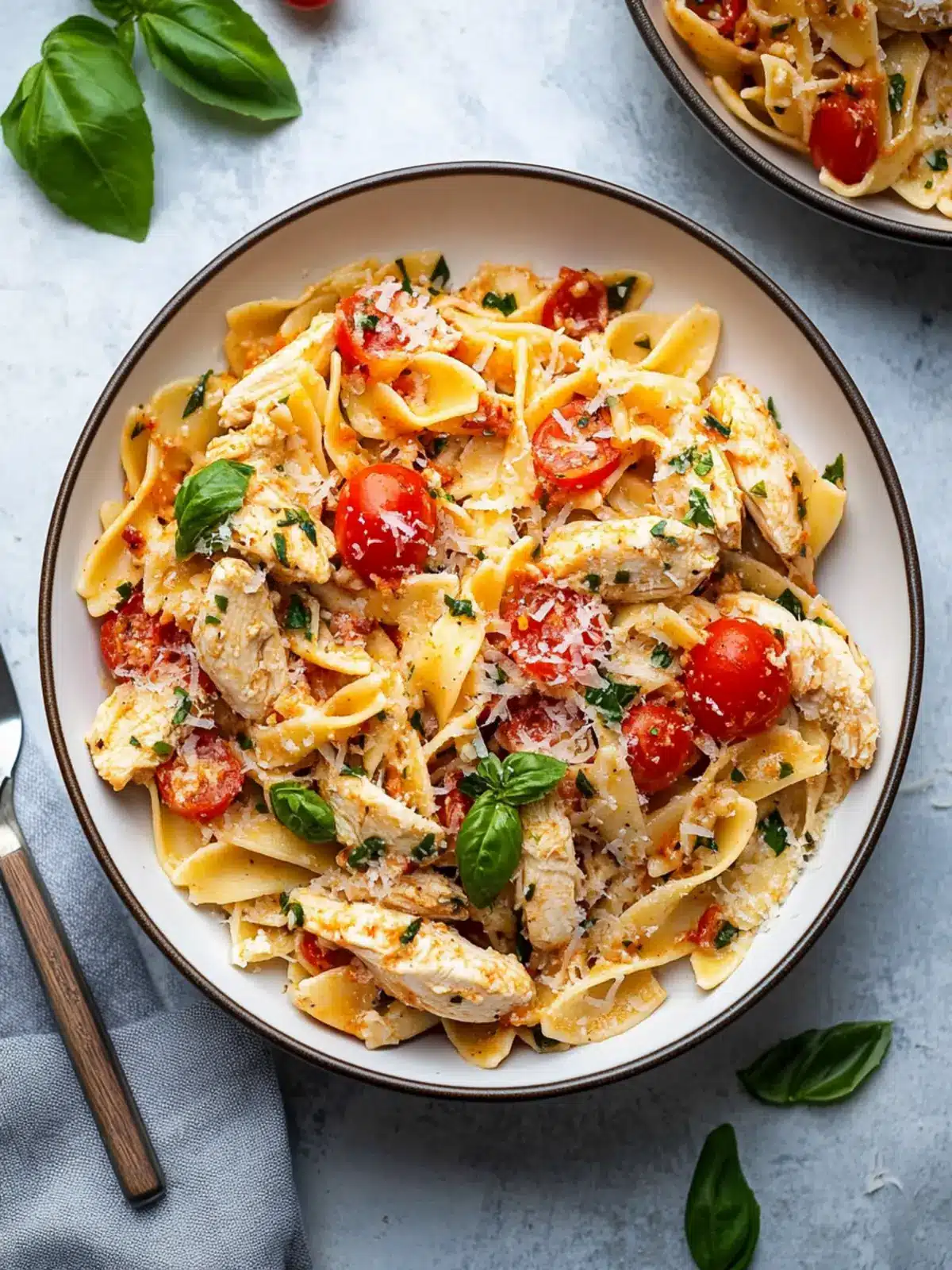 Bruschetta Chicken Pasta: A Fresh Twist on Comfort Food 2 Bruschetta Chicken Pasta
