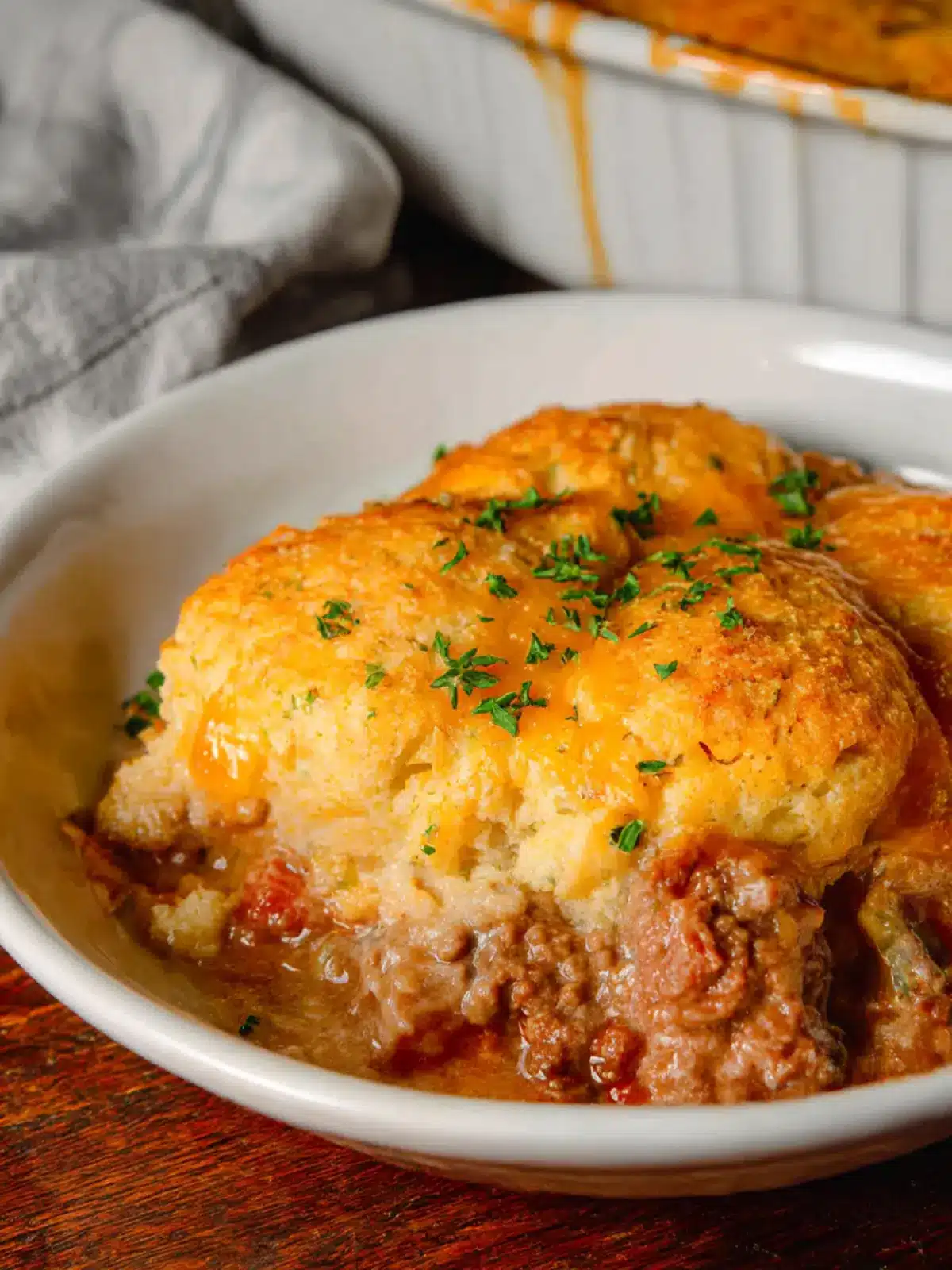 Mouthwatering Cheddar Bay Ground Beef Cobbler You’ll Love 3 Cheddar Bay Ground Beef Cobbler