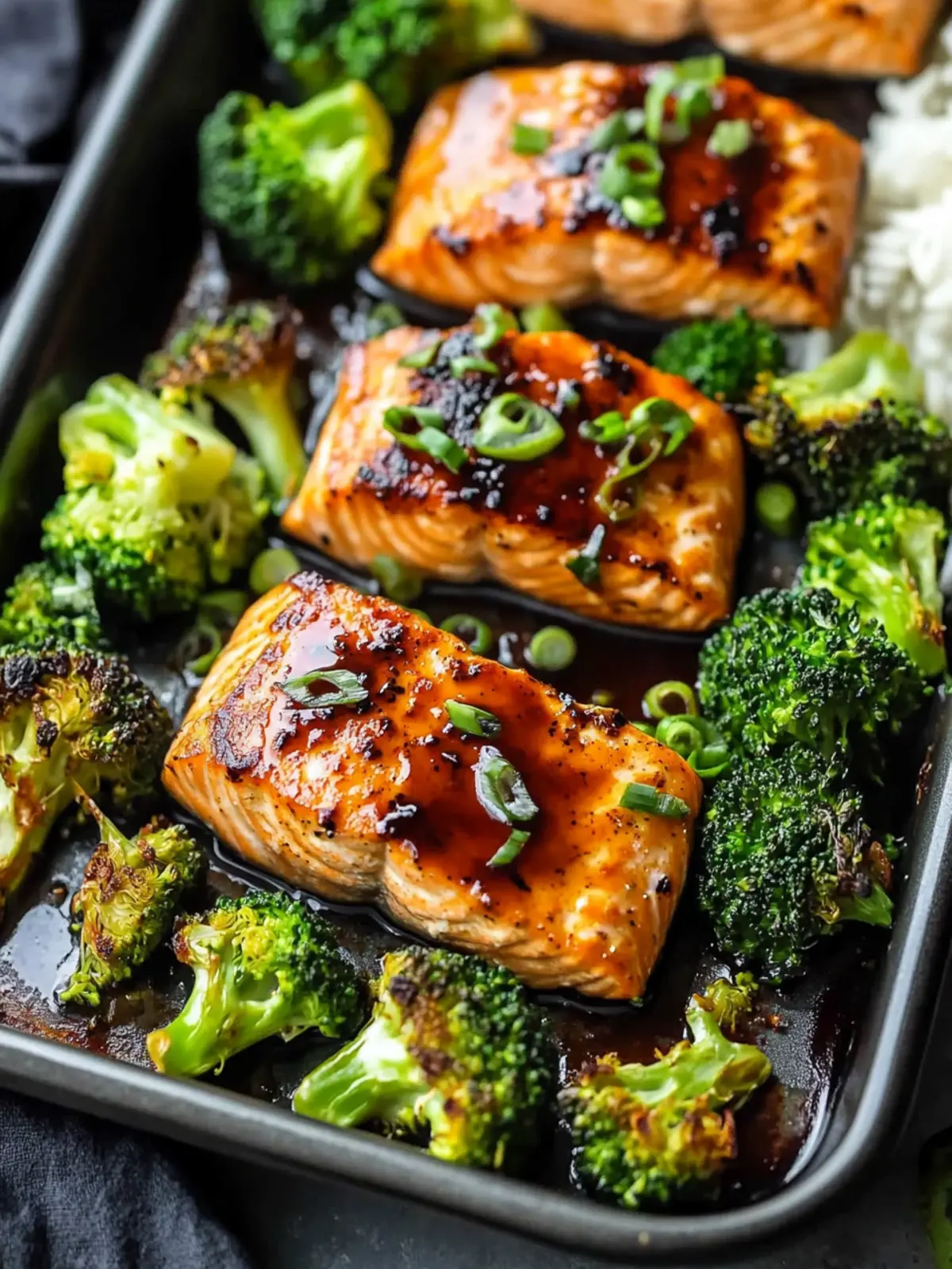 Easy Sheet Pan Teriyaki Salmon and Broccoli for Busy Nights 3 Sheet Pan Teriyaki Salmon and Broccoli