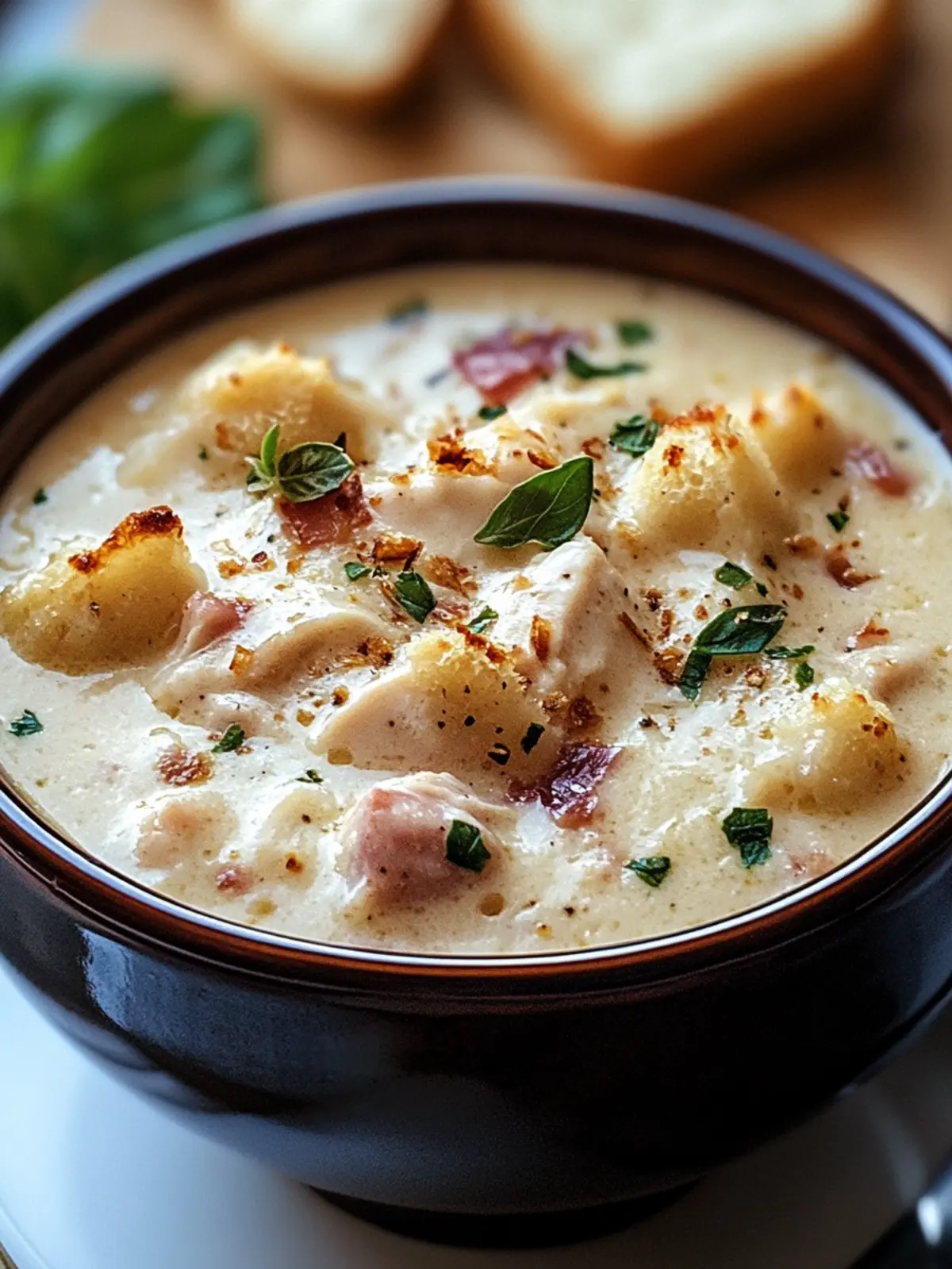 Creamy Chicken Cordon Bleu Soup for Cozy Nights In 3 Chicken Cordon Bleu Soup