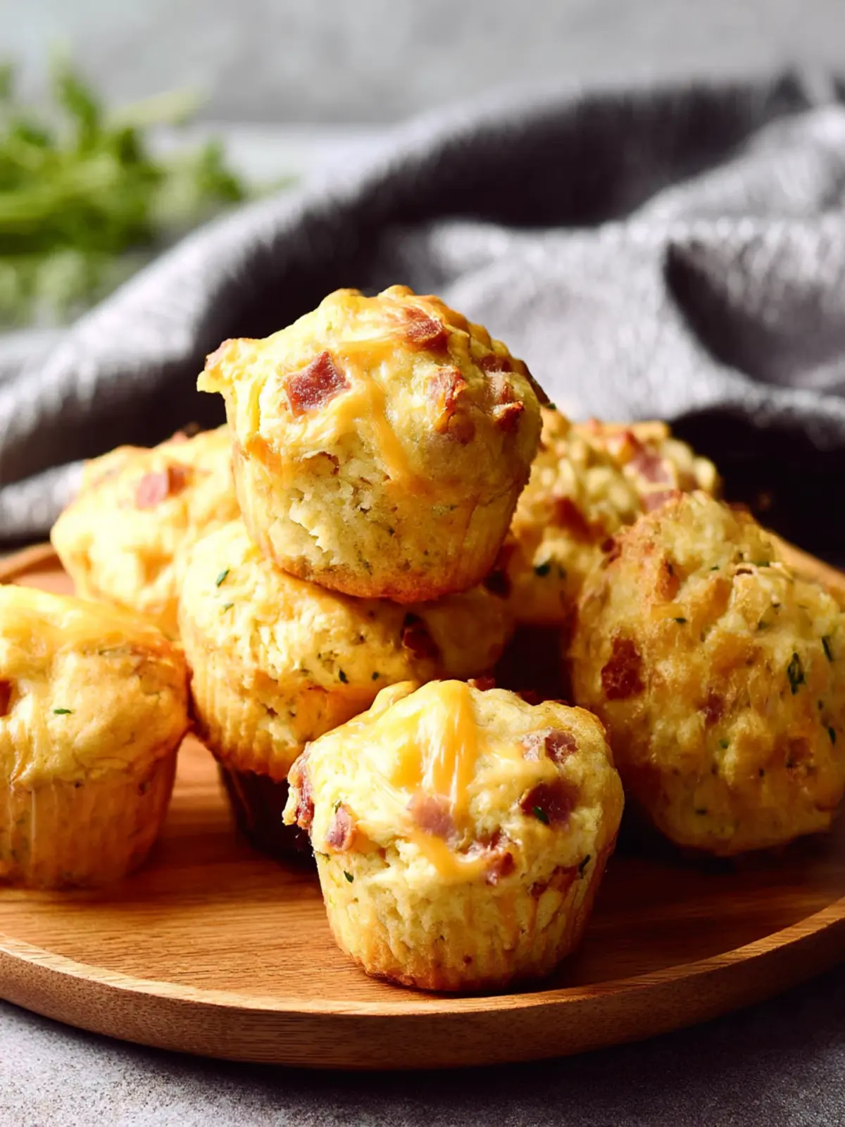 Savory Ham and Cheese Muffins for Easy Grab-and-Go Bliss 2 Ham and Cheese Muffins