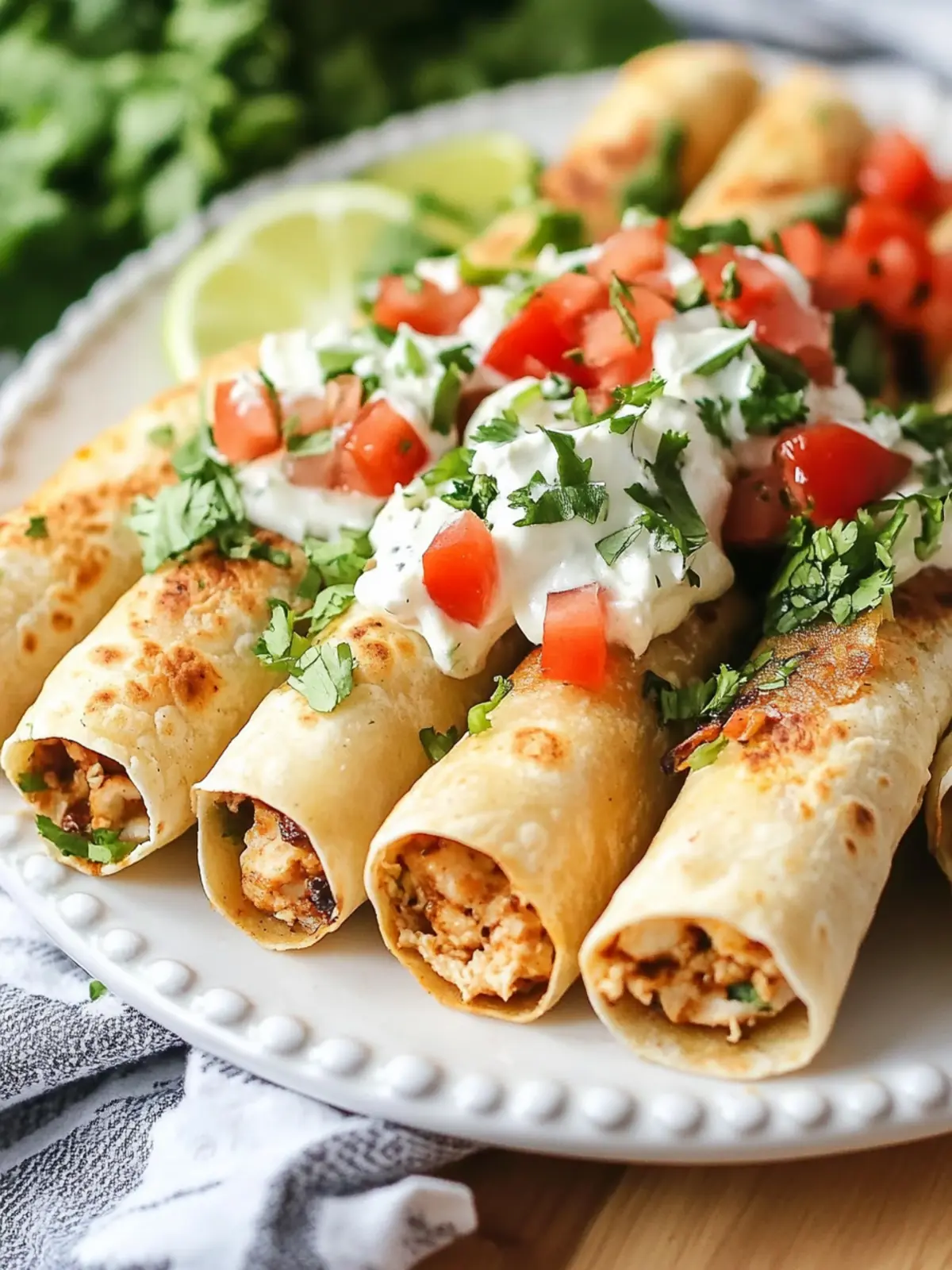 Irresistible Chicken Taquitos That Will Wow Your Taste Buds 3 Chicken Taquitos