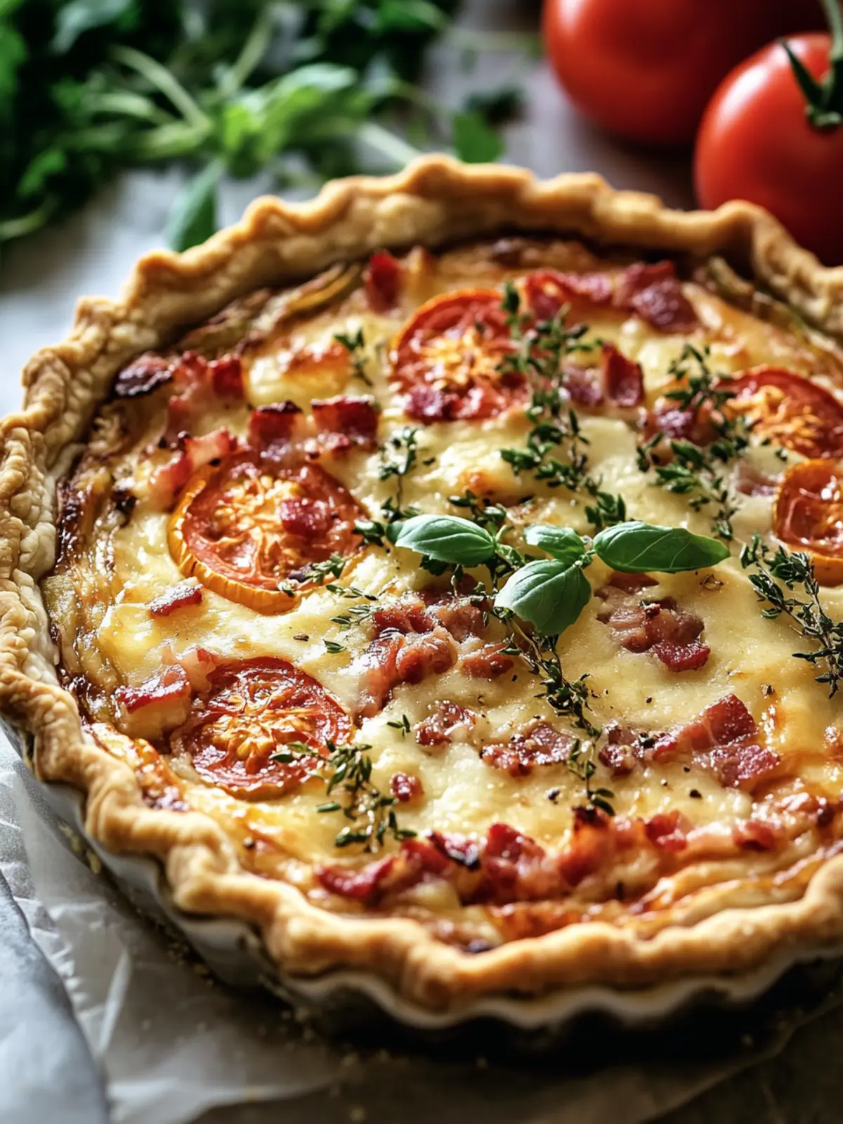Bacon Onion Tomato Pie: A Southern Comfort to Savor 5 Bacon Onion Tomato Pie