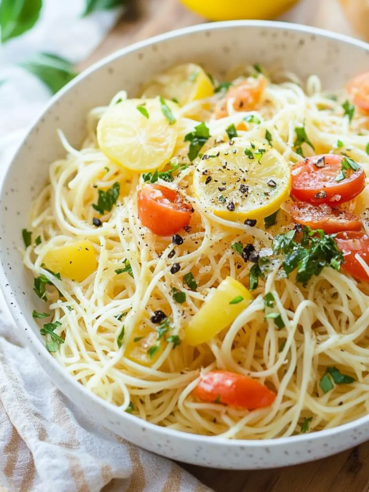 Refreshing Lemon Capellini Salad That Brightens Your Day 4 Lemon Capellini Salad