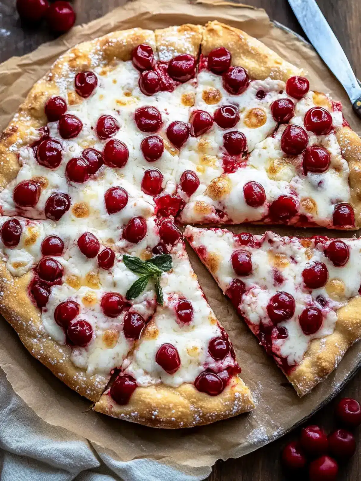 Cherry Dessert Pizza: Irresistibly Sweet & Simple to Make 2 Cherry Dessert Pizza