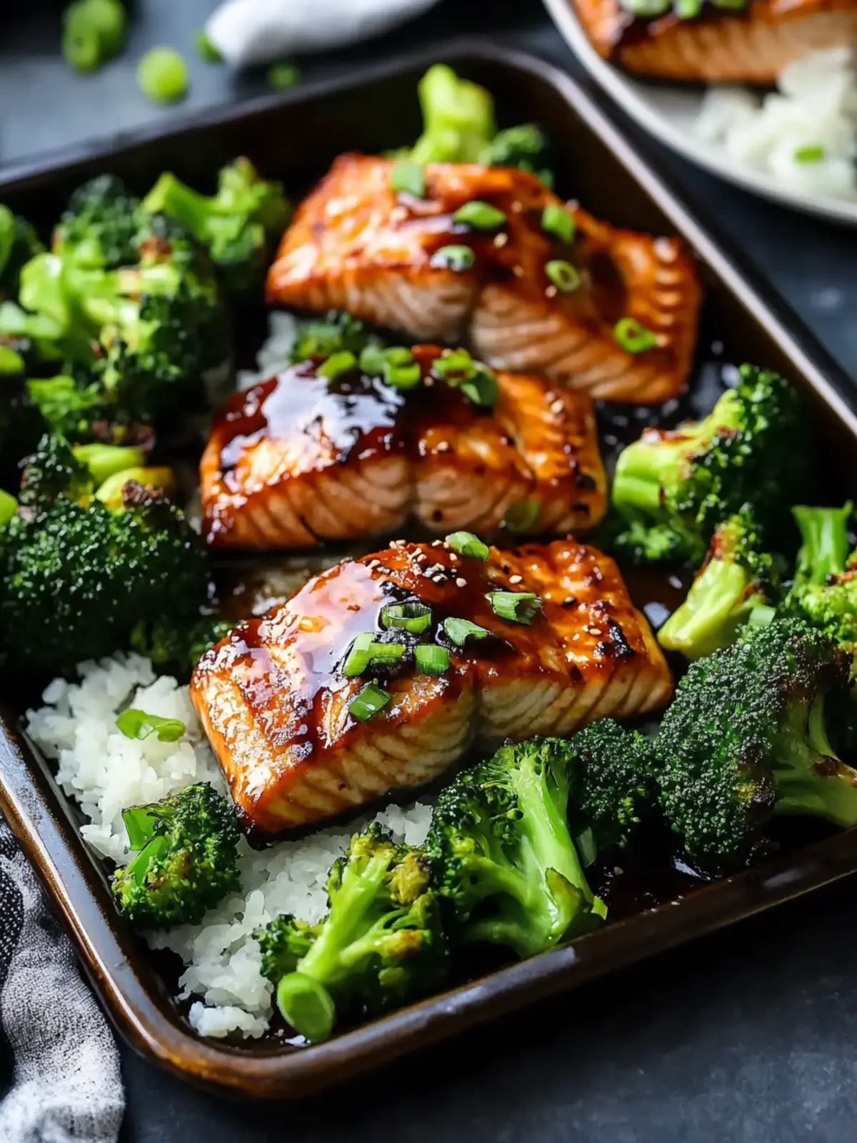 Easy Sheet Pan Teriyaki Salmon and Broccoli for Busy Nights 4 Sheet Pan Teriyaki Salmon and Broccoli