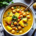 Cozy Curry Soup with Chickpeas and Potatoes Delight 6 Curry Soup with Chickpeas and Potatoes
