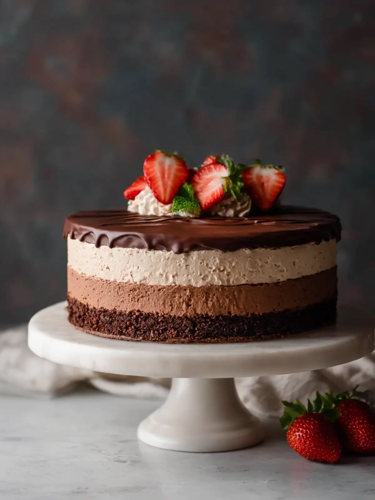 Decadent Triple Chocolate Mousse Cake for Cherished Moments 5 Triple Chocolate Mousse Cake