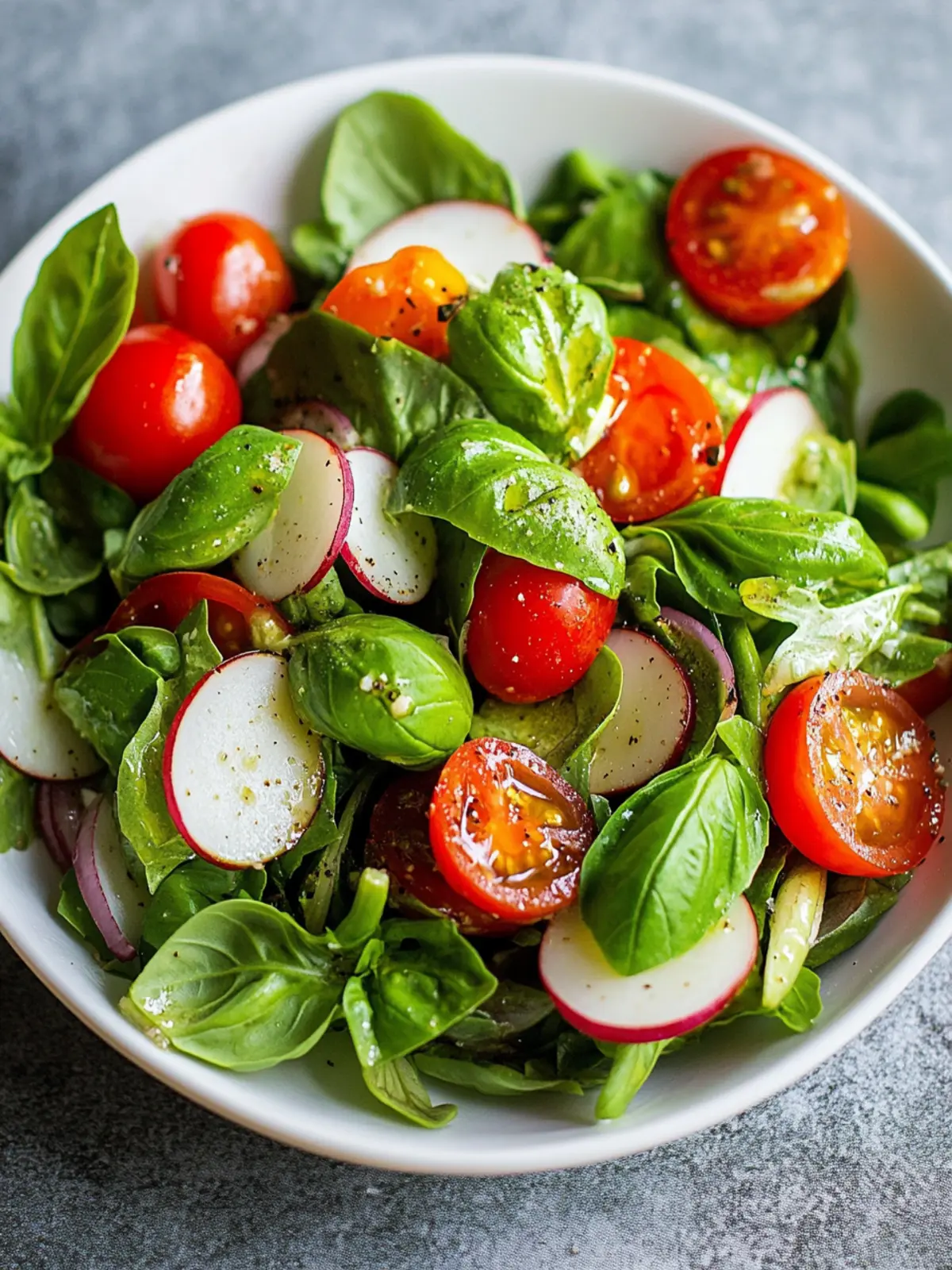 Basil Salad Bliss: Fresh Flavors for Your Next Meal 2 Basil Salad