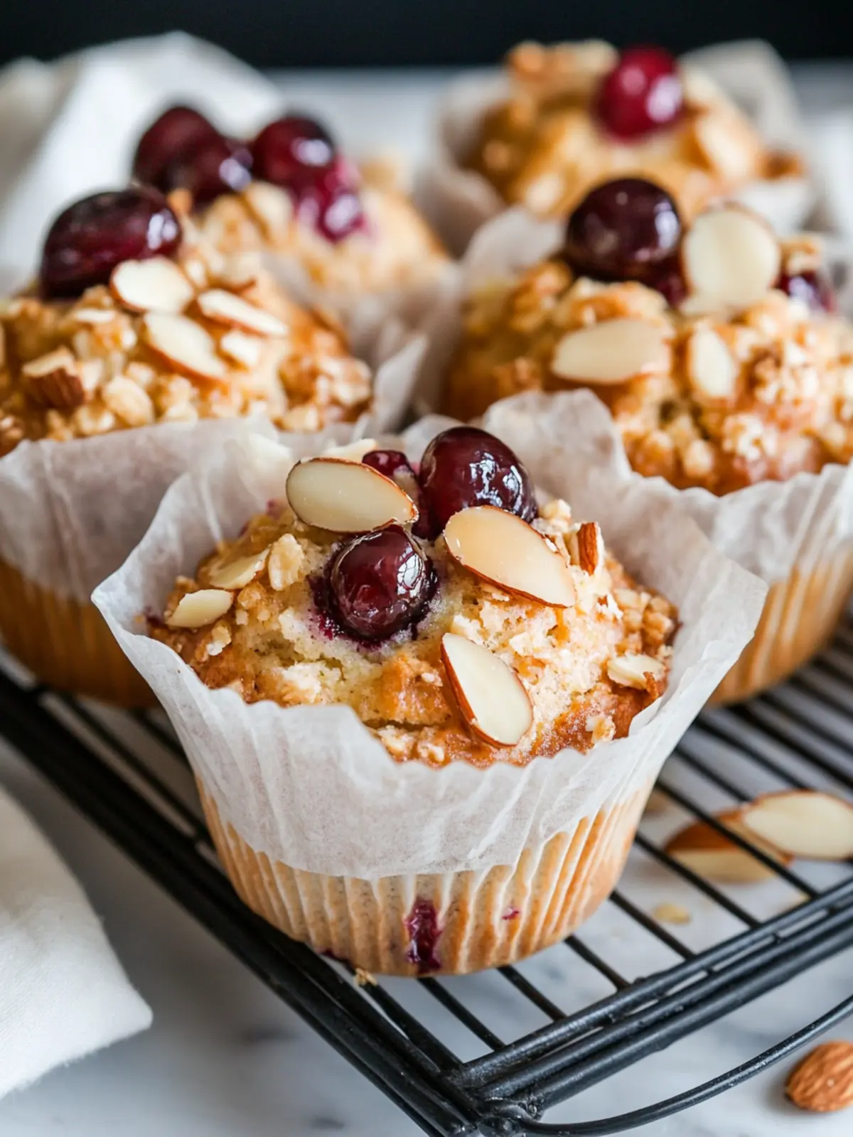 Almond Cherry Muffins that Burst with Flavor and Joy 2 Almond Cherry Muffins
