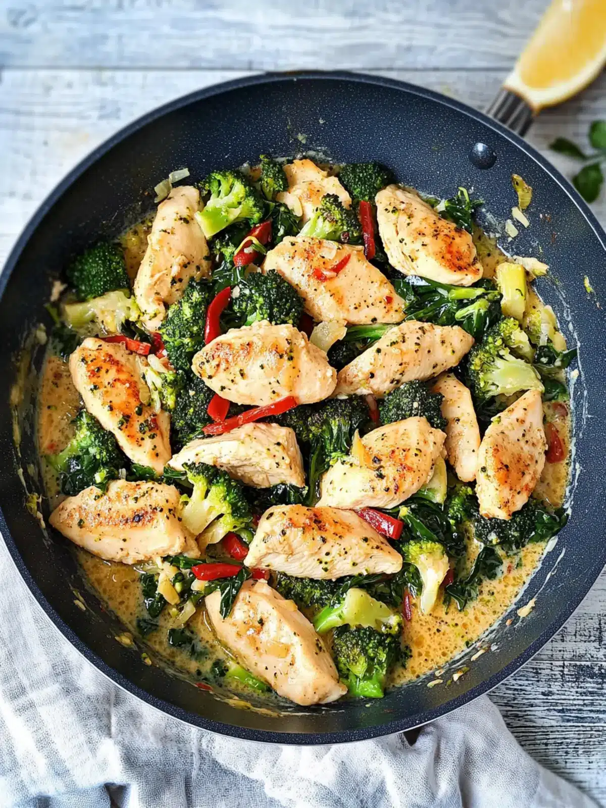 Garlic Chicken with Broccoli and Spinach: A Flavorful Bake 3 Garlic Chicken with Broccoli and Spinach