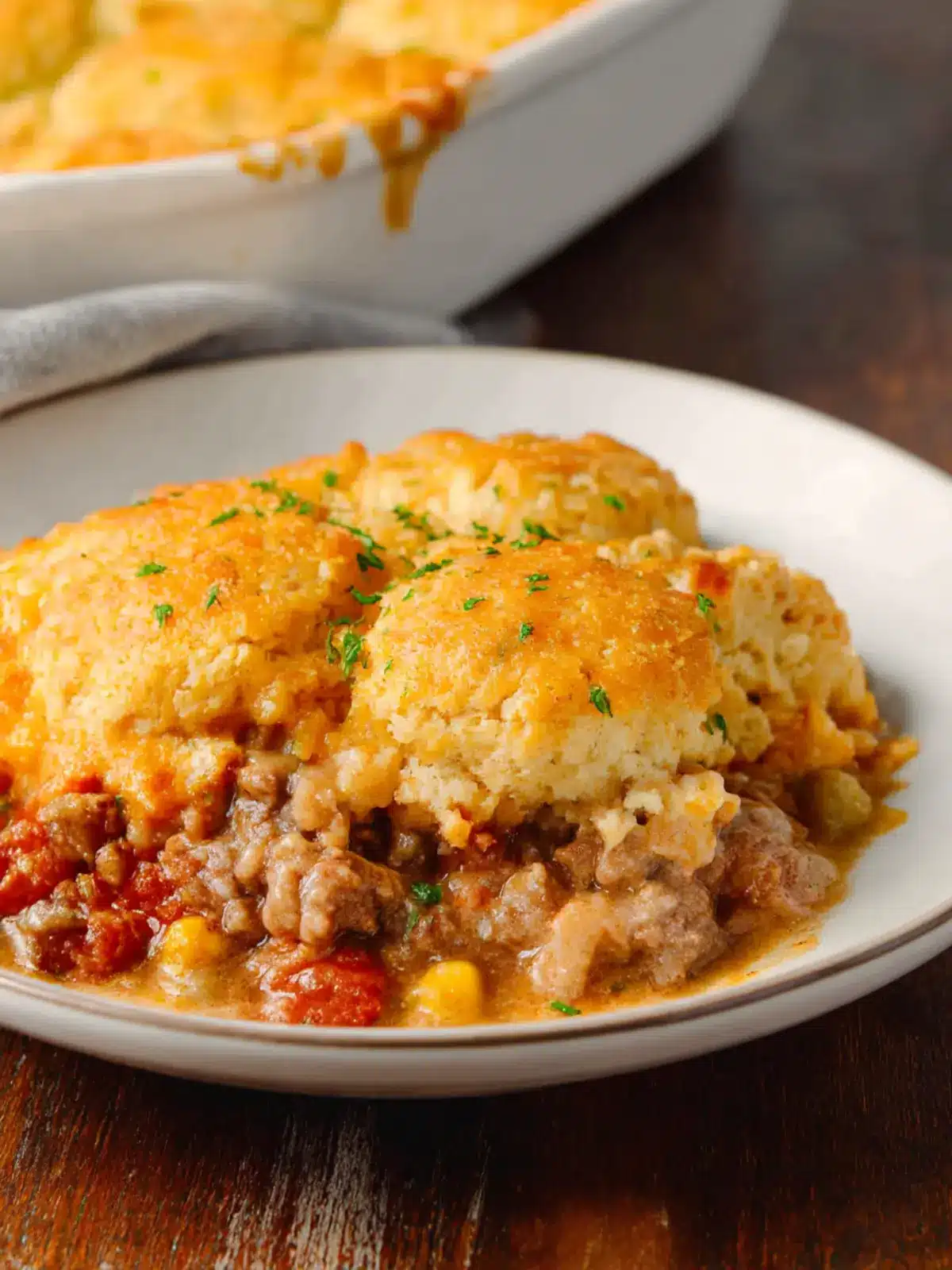 Mouthwatering Cheddar Bay Ground Beef Cobbler You’ll Love 2 Cheddar Bay Ground Beef Cobbler