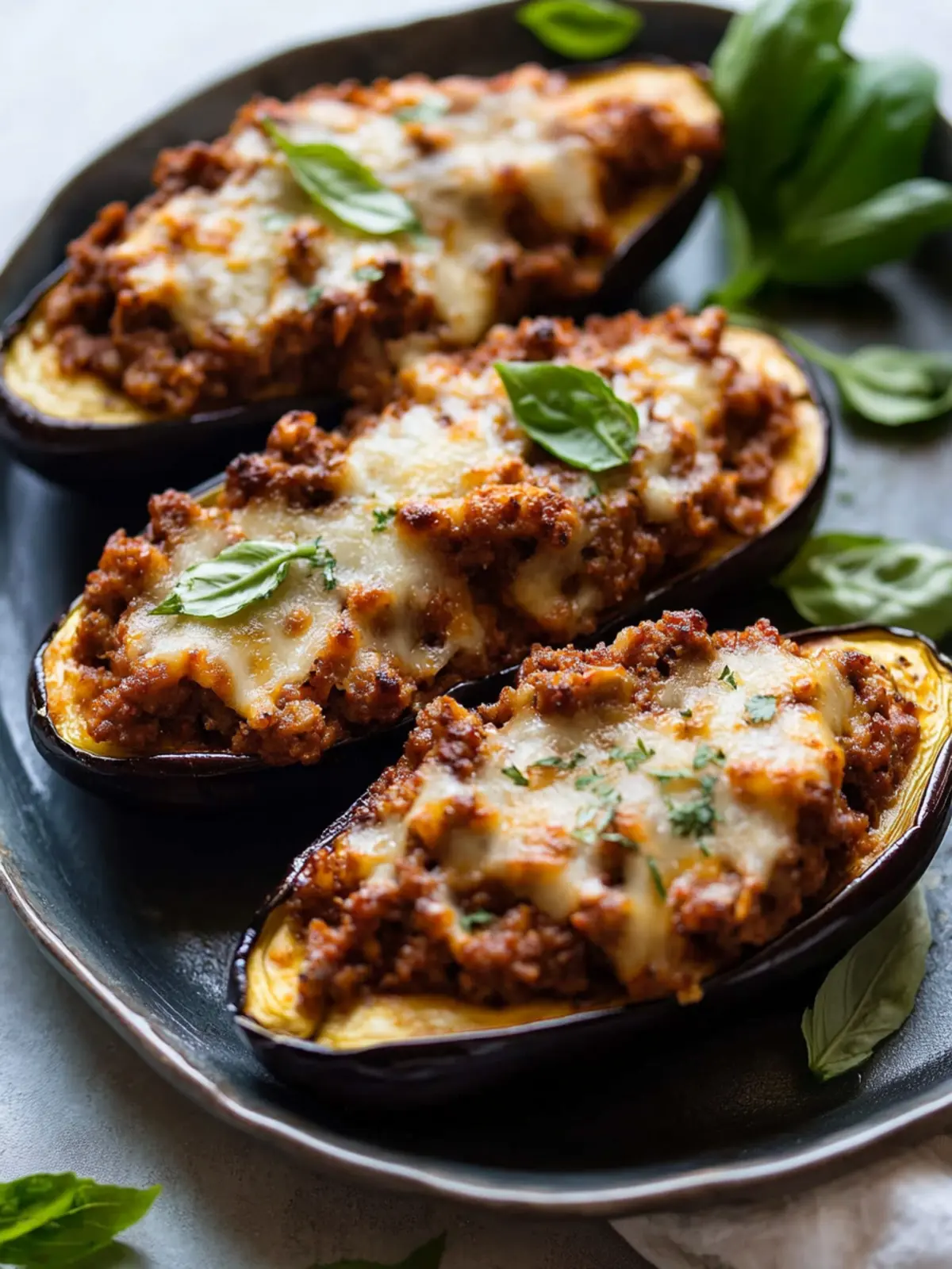 Stuffed Eggplant Boats With Sausage for a Comforting Feast 5 Stuffed Eggplant Boats With Sausage