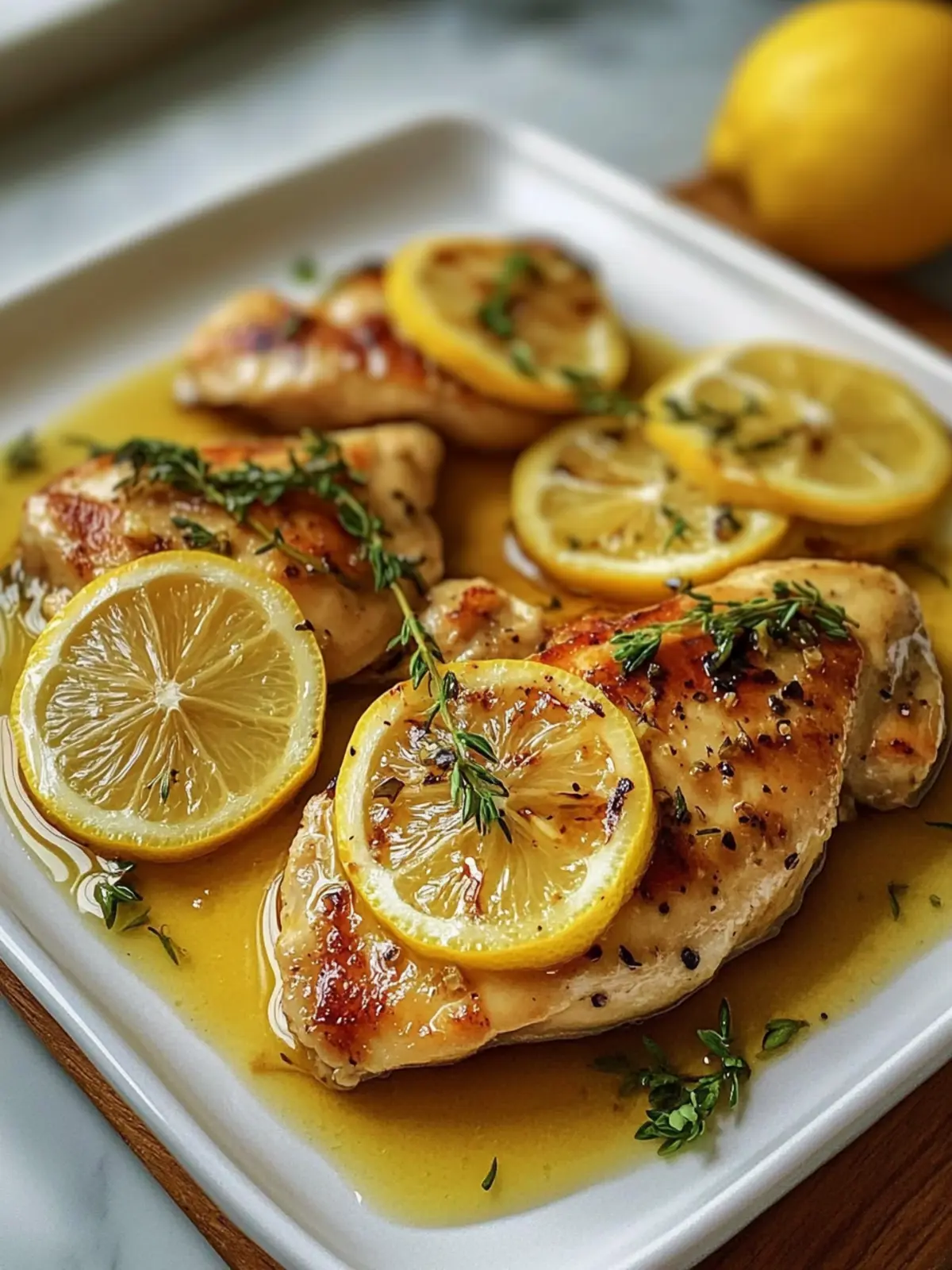 Zesty Lemon Chicken with Irresistible Lemon Butter Sauce 5 Lemon Chicken with Lemon Butter Sauce