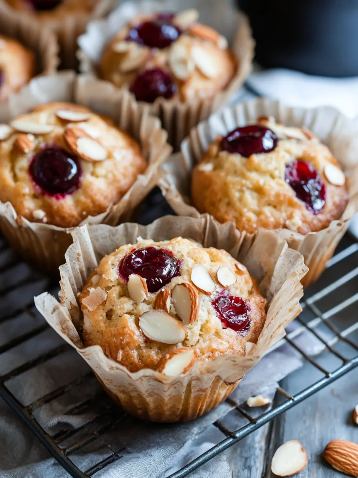 Almond Cherry Muffins that Burst with Flavor and Joy 3 Almond Cherry Muffins